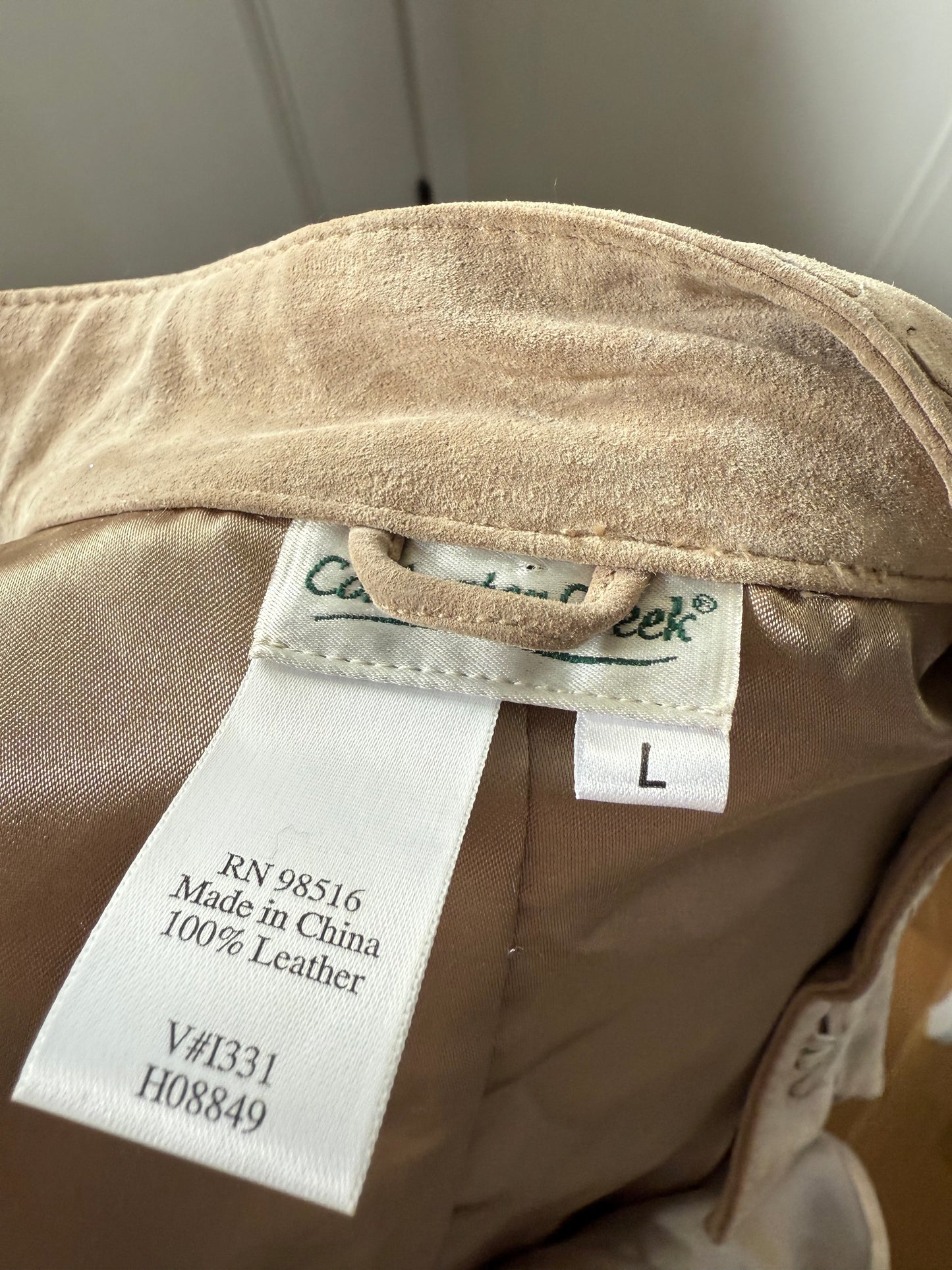 Suede Floral Embroidered Jacket