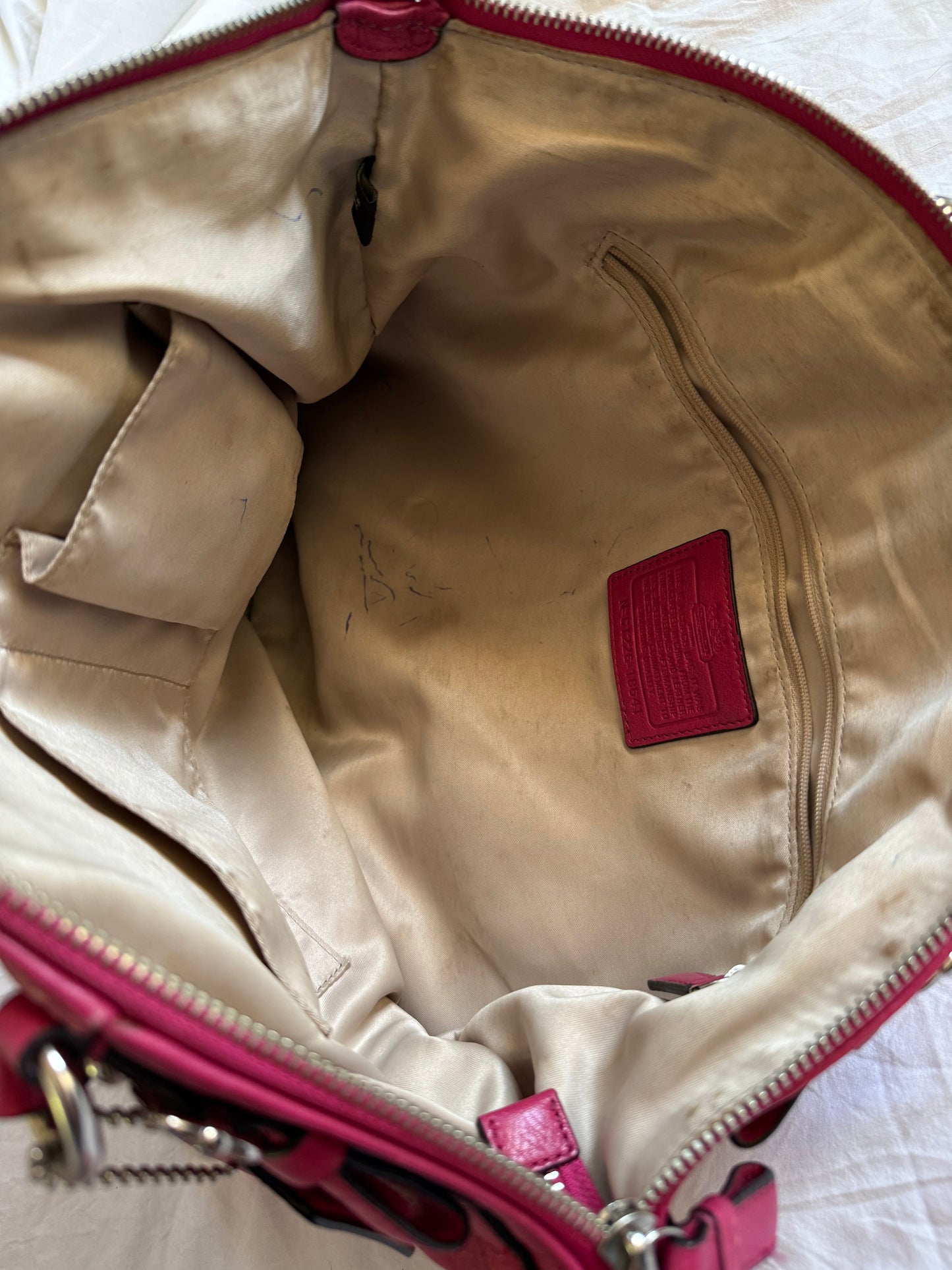 Coach Pink Satchel