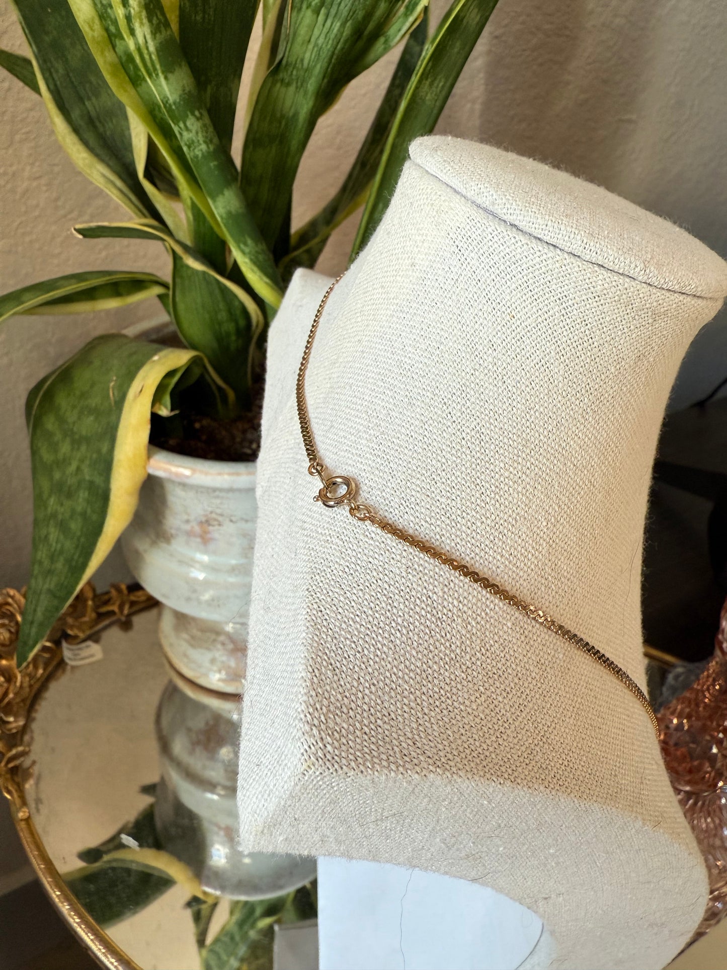 Intaglio Lily of the Valley Necklace