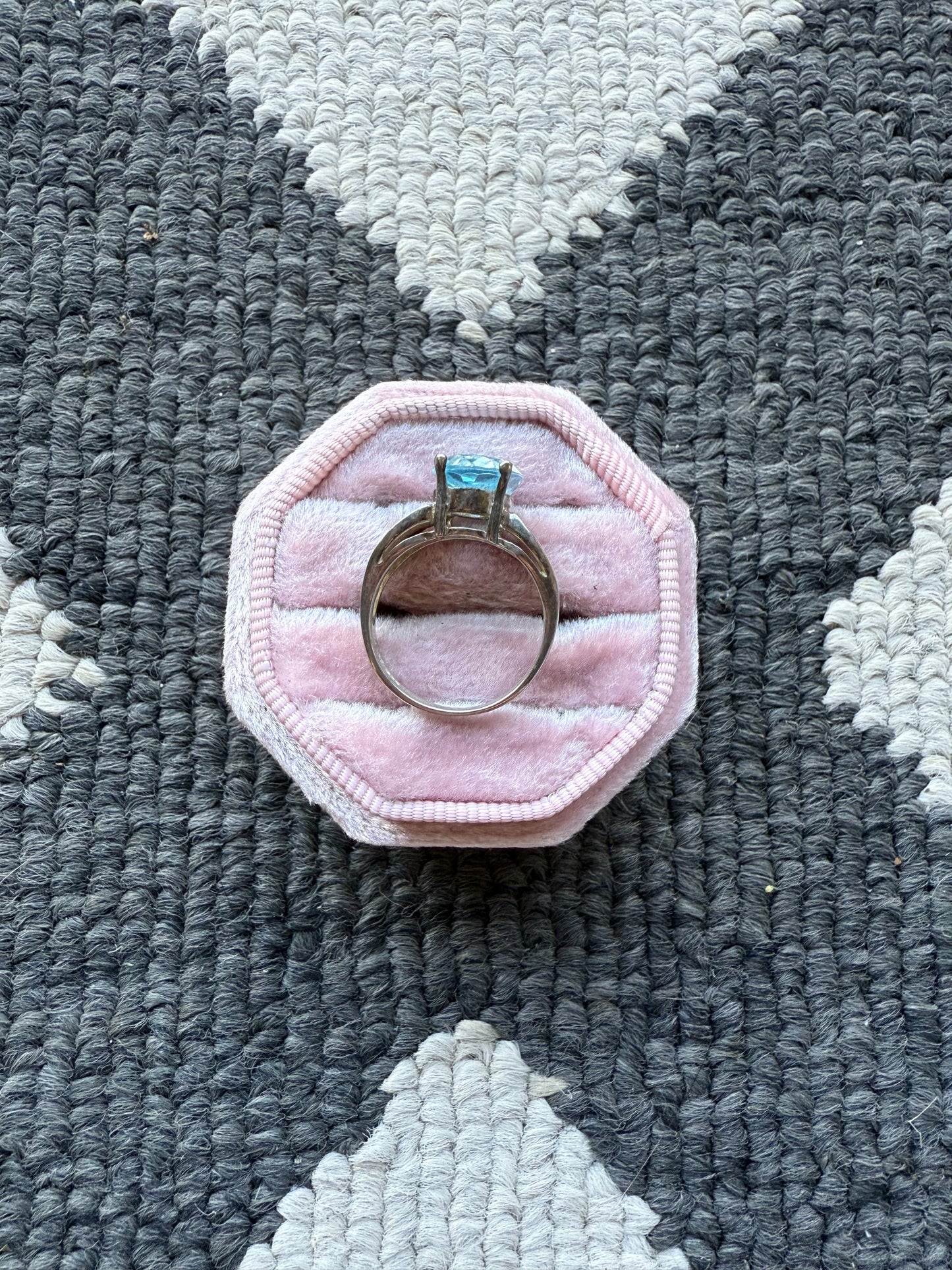 Sterling Light Blue Ring (6)