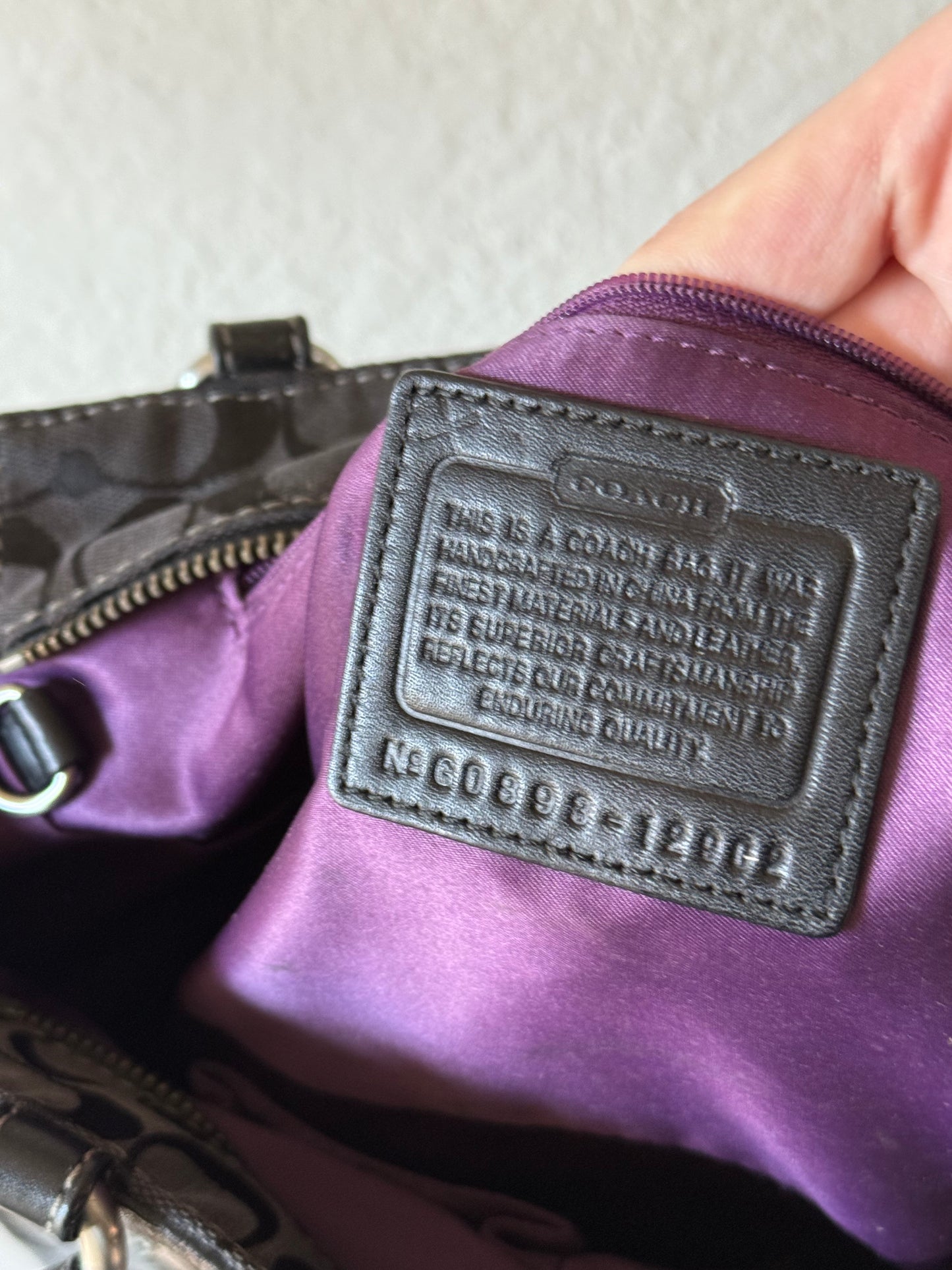 Coach Monochrome Patchwork