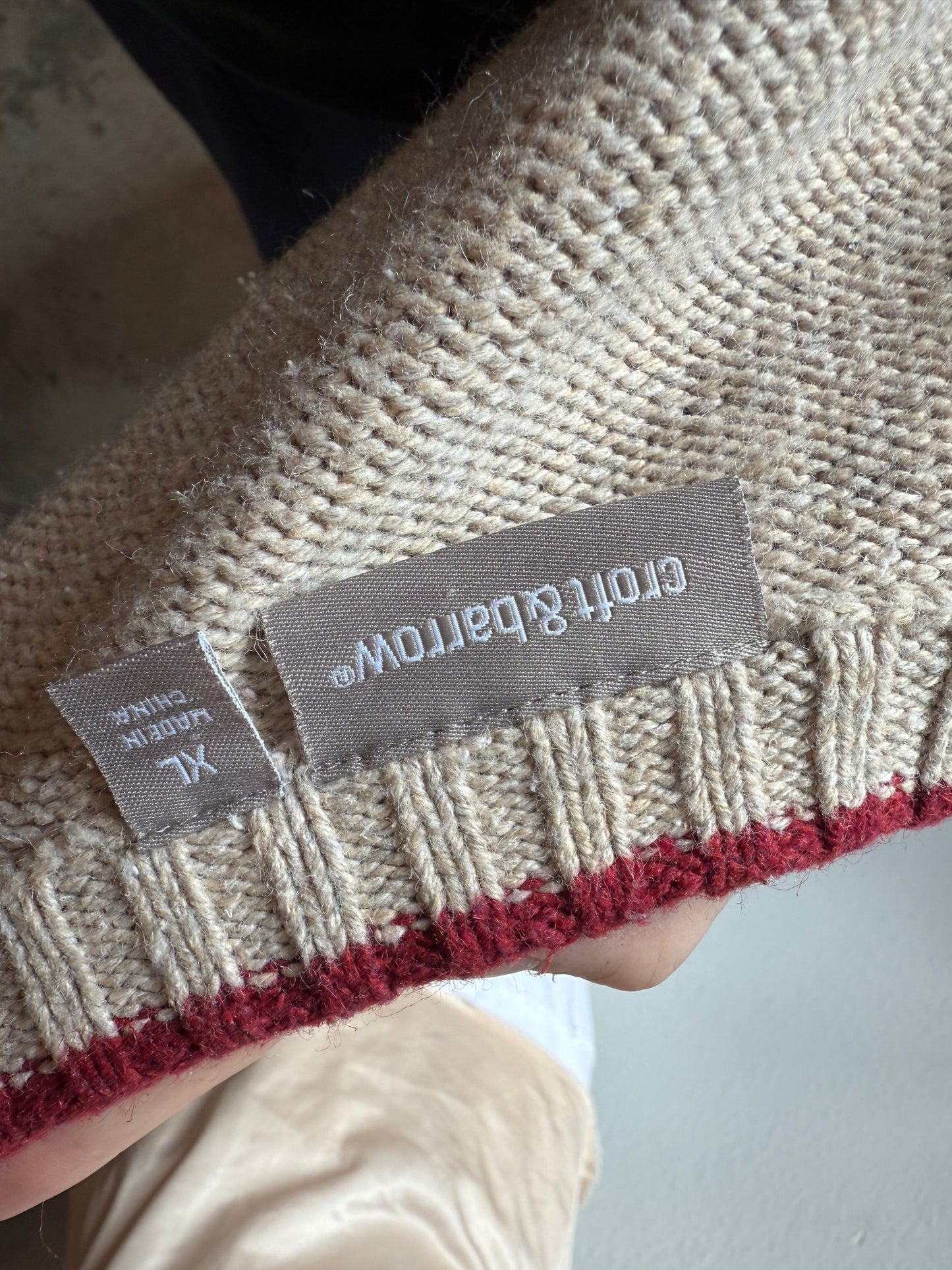 Cardinal Cream Zip Up