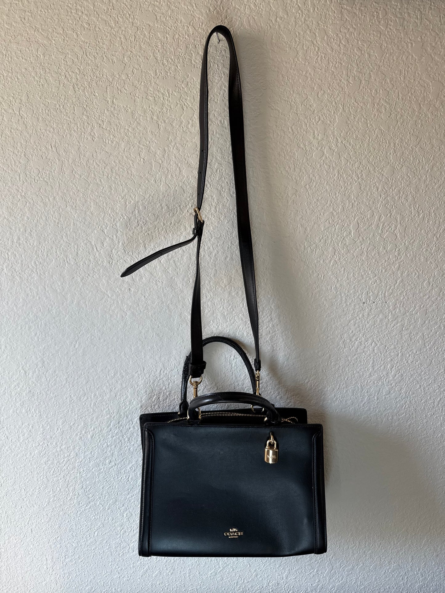 Coach Black Zoe Carryall