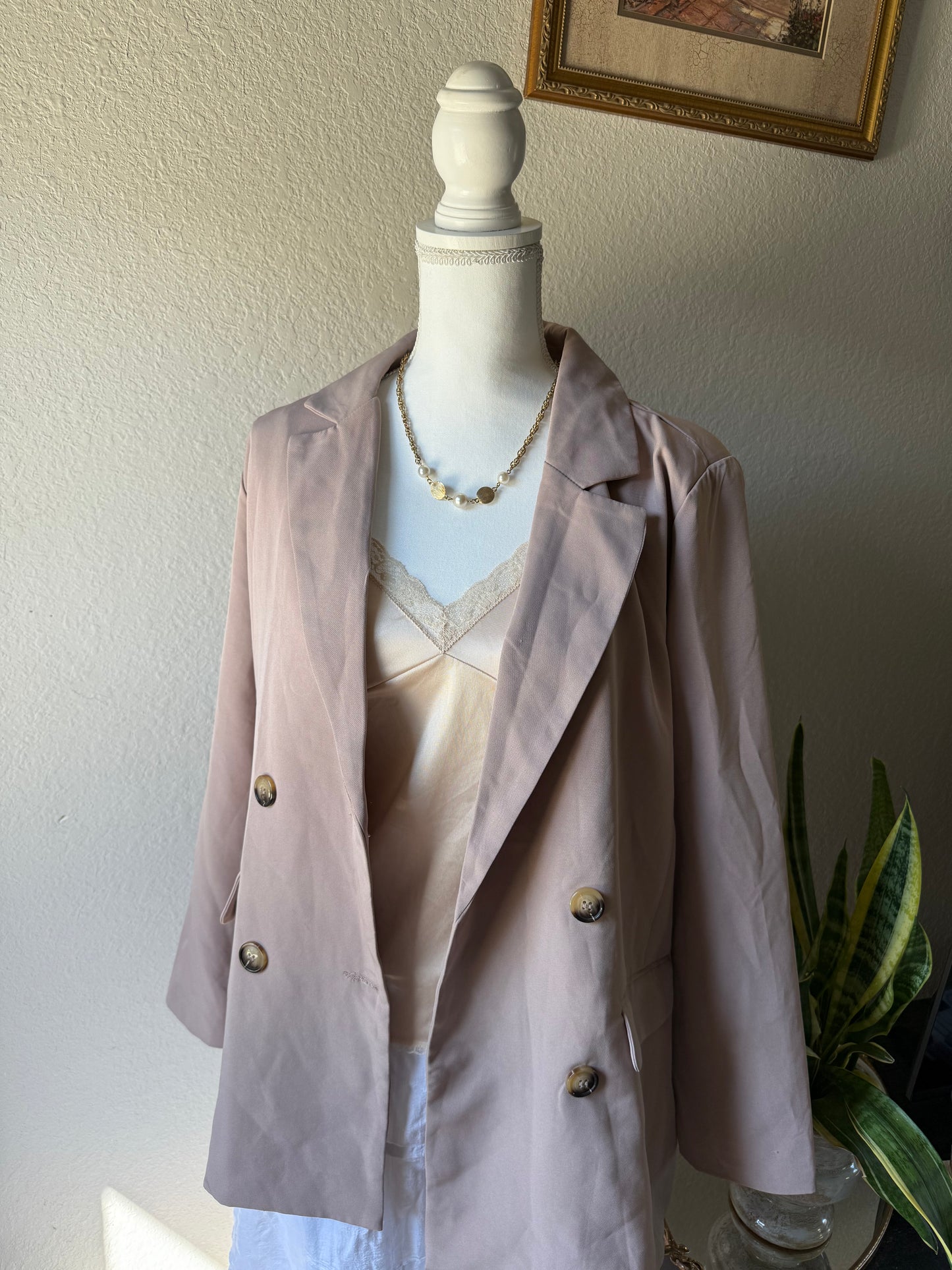 M - Dusty Rose Blazer