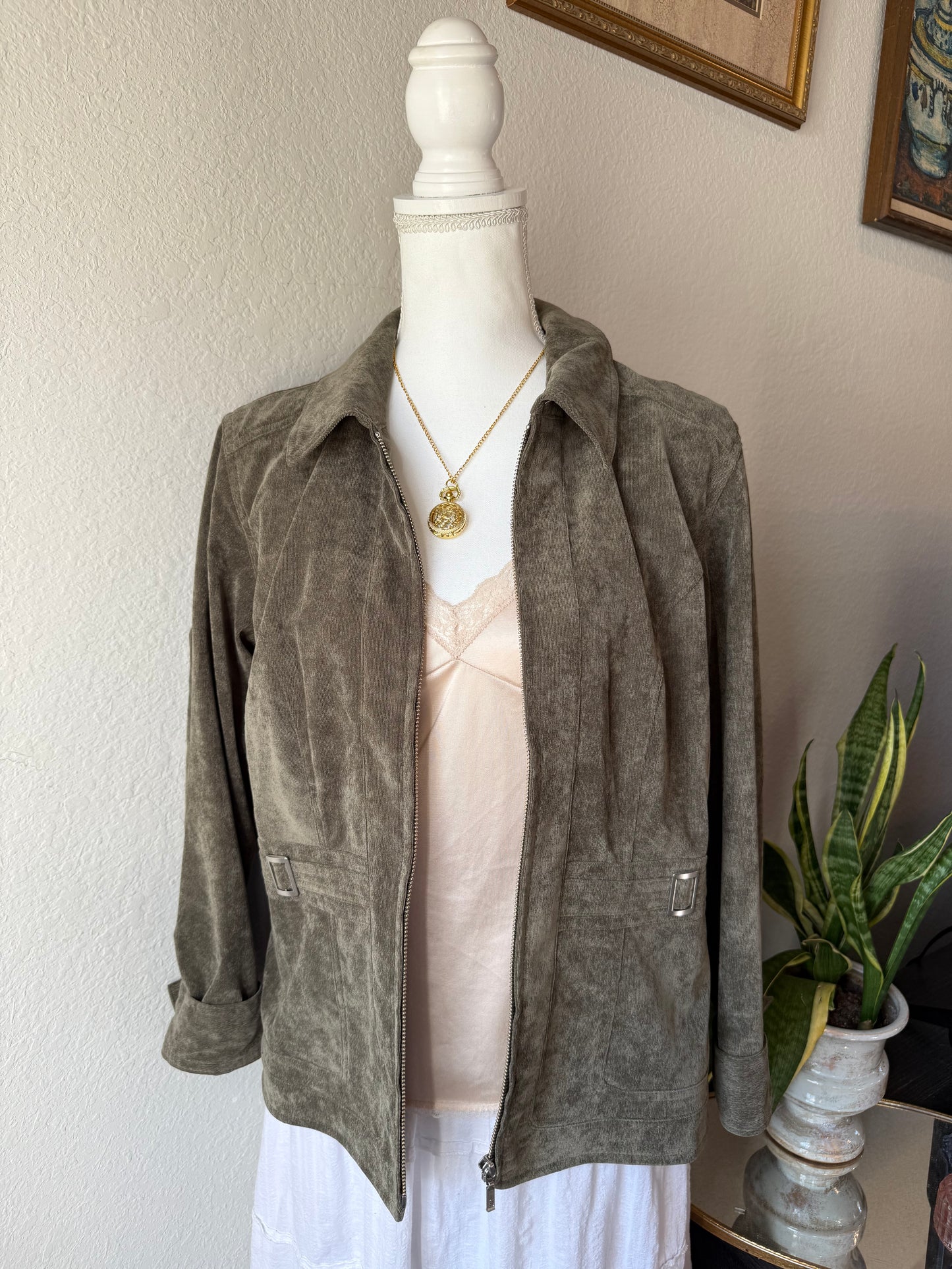 Green Corduroy Jacket