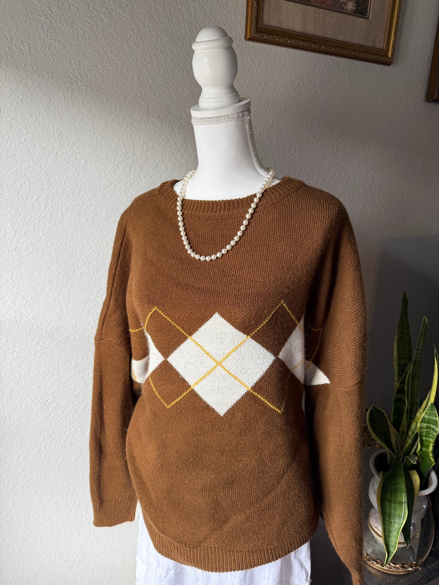 XXL - Argyle Sweater
