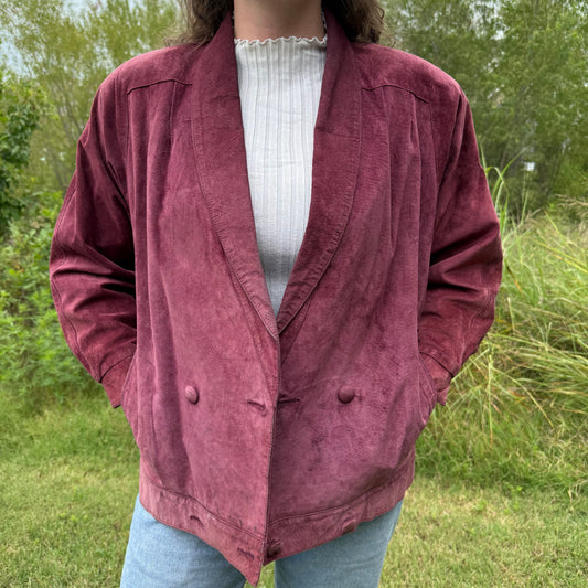 Plum Suede Jacket