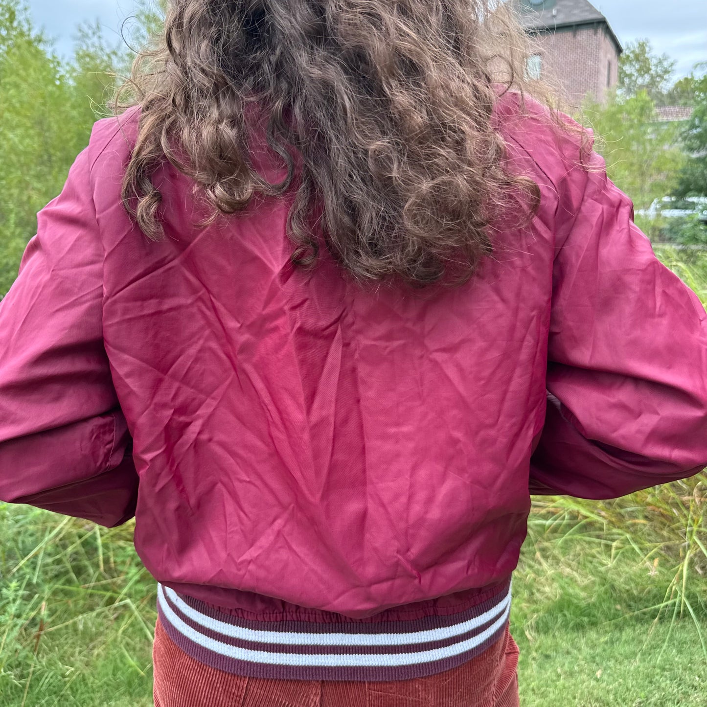 Maroon Track Jacket