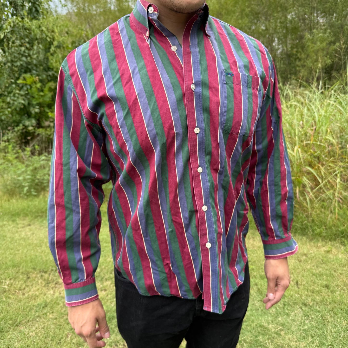 Colours Striped Buttonup