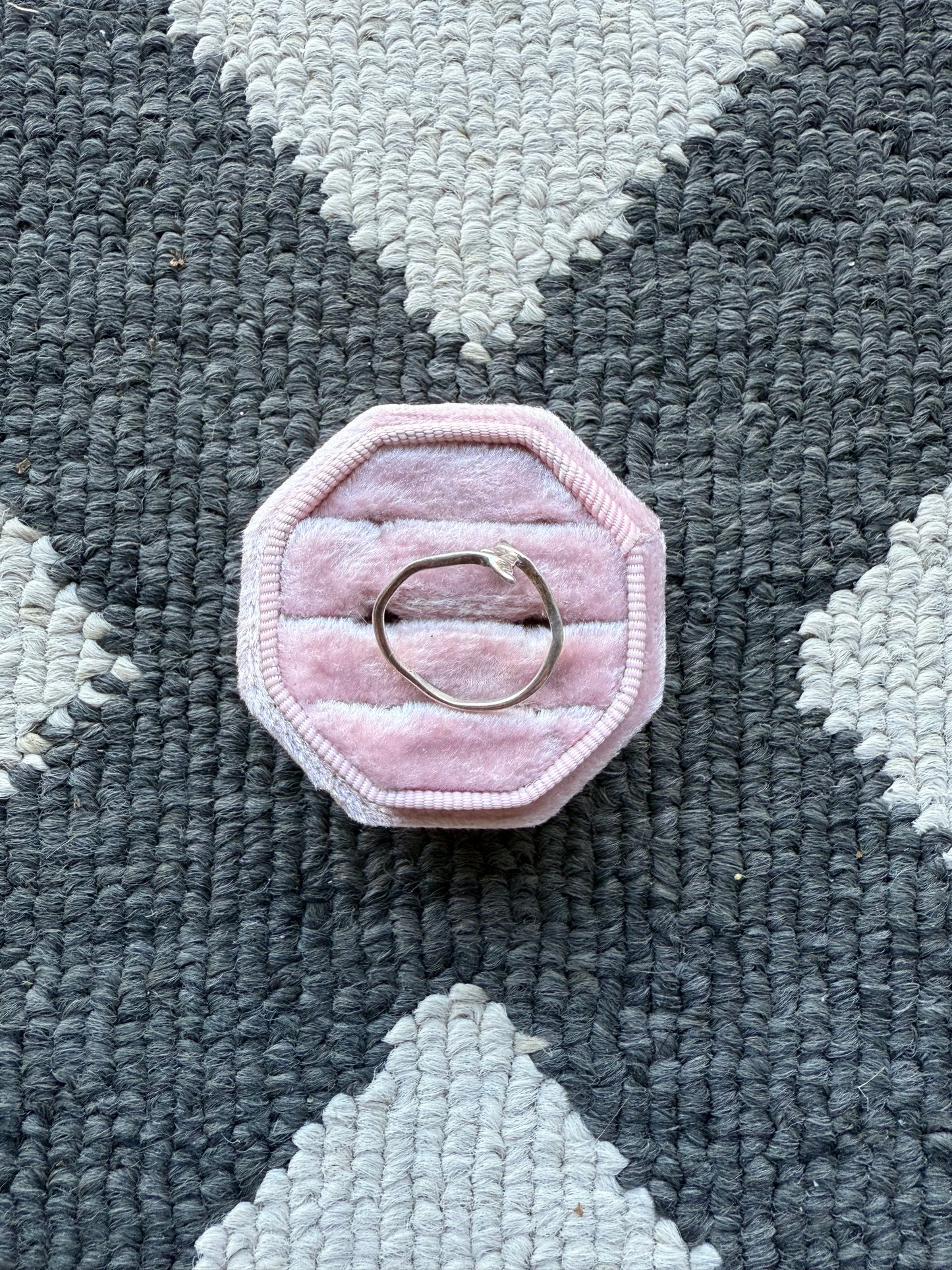 Sterling Dolphin Tails Ring (6-7)