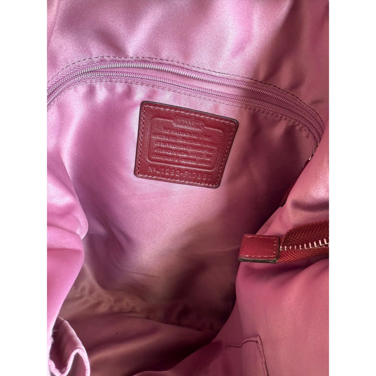 Coach Patent Red Shoulder Bag