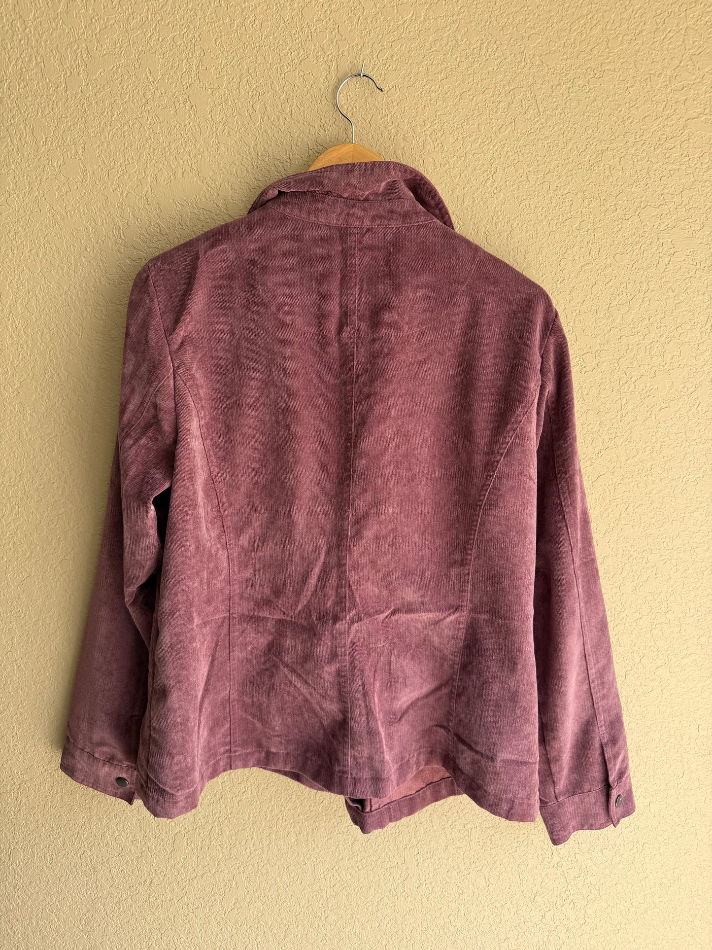 Plum Corduroy Jacket