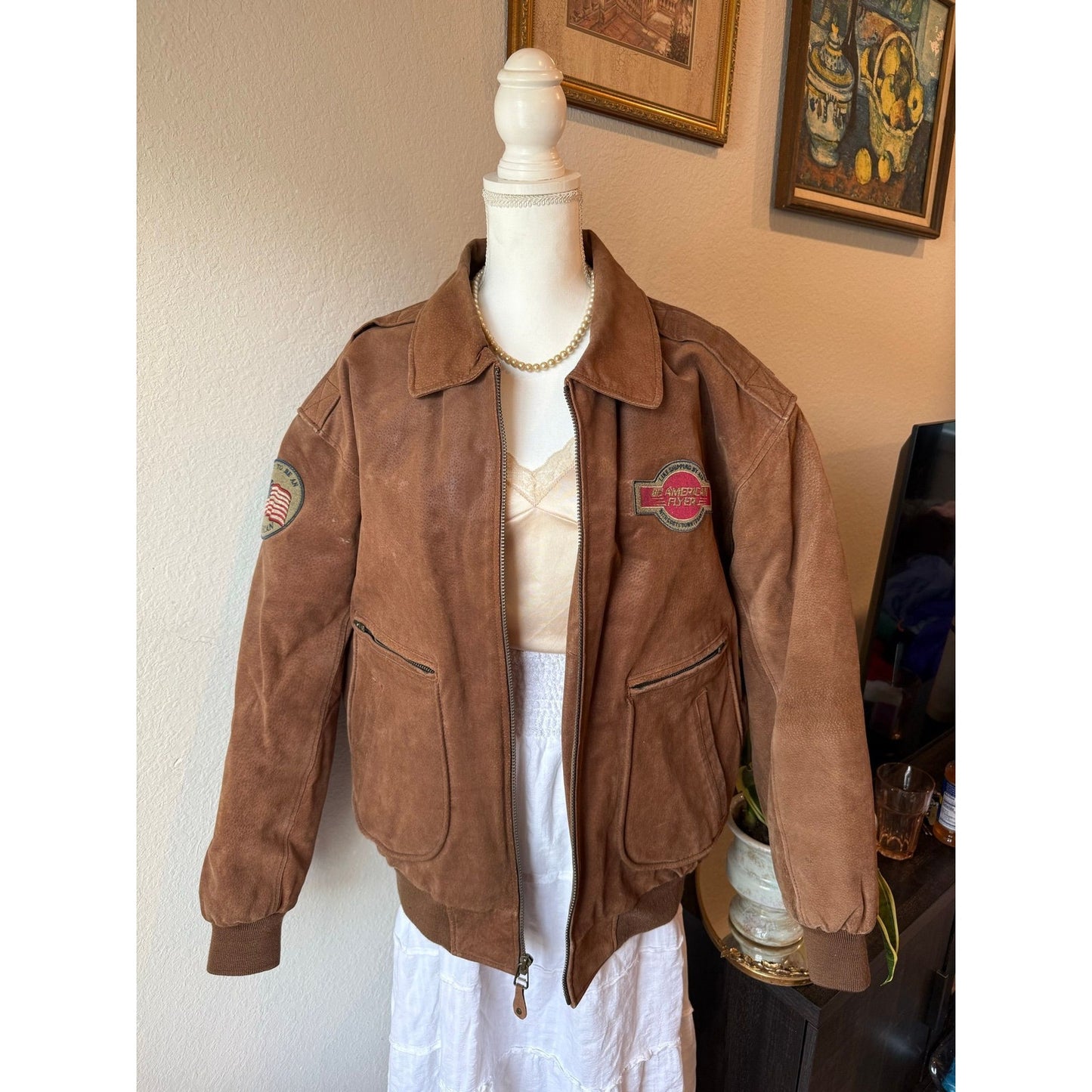 Vintage RARE American Freightways Bomber Jacket