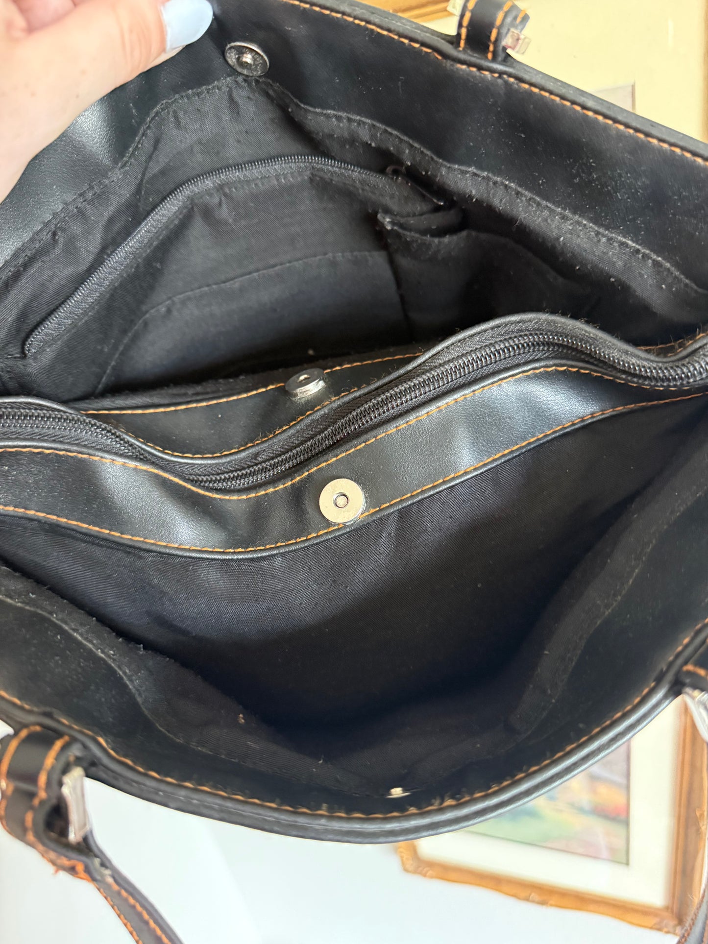 Butterfly and Flower Y2k Striped Bag