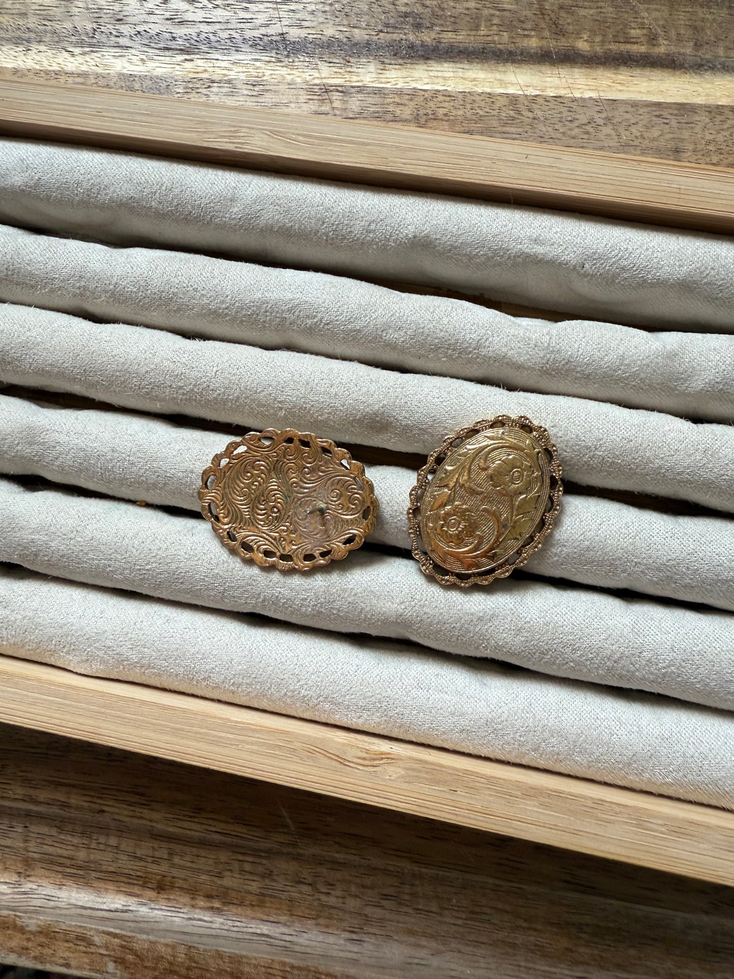 Gold Embellished Earrings