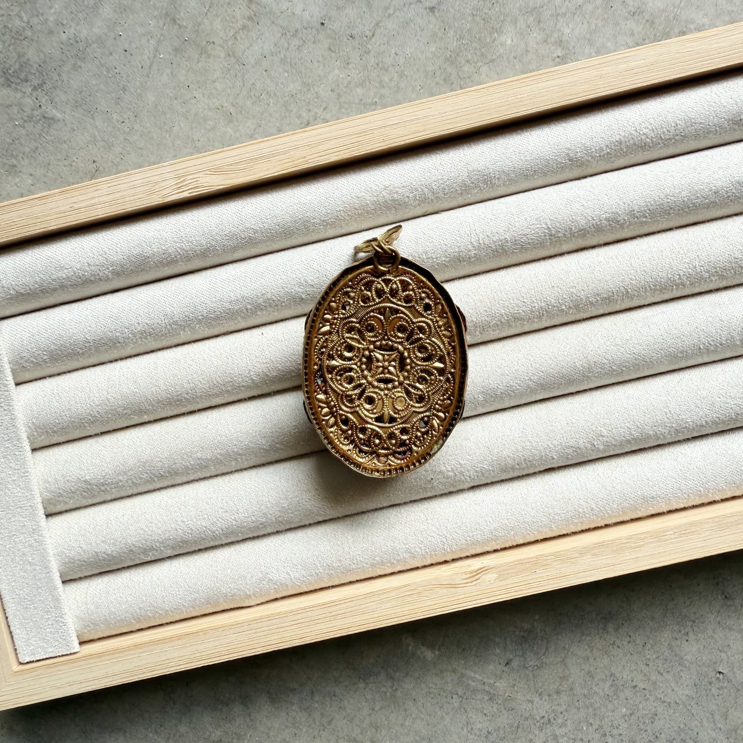 Black Cameo Pendant