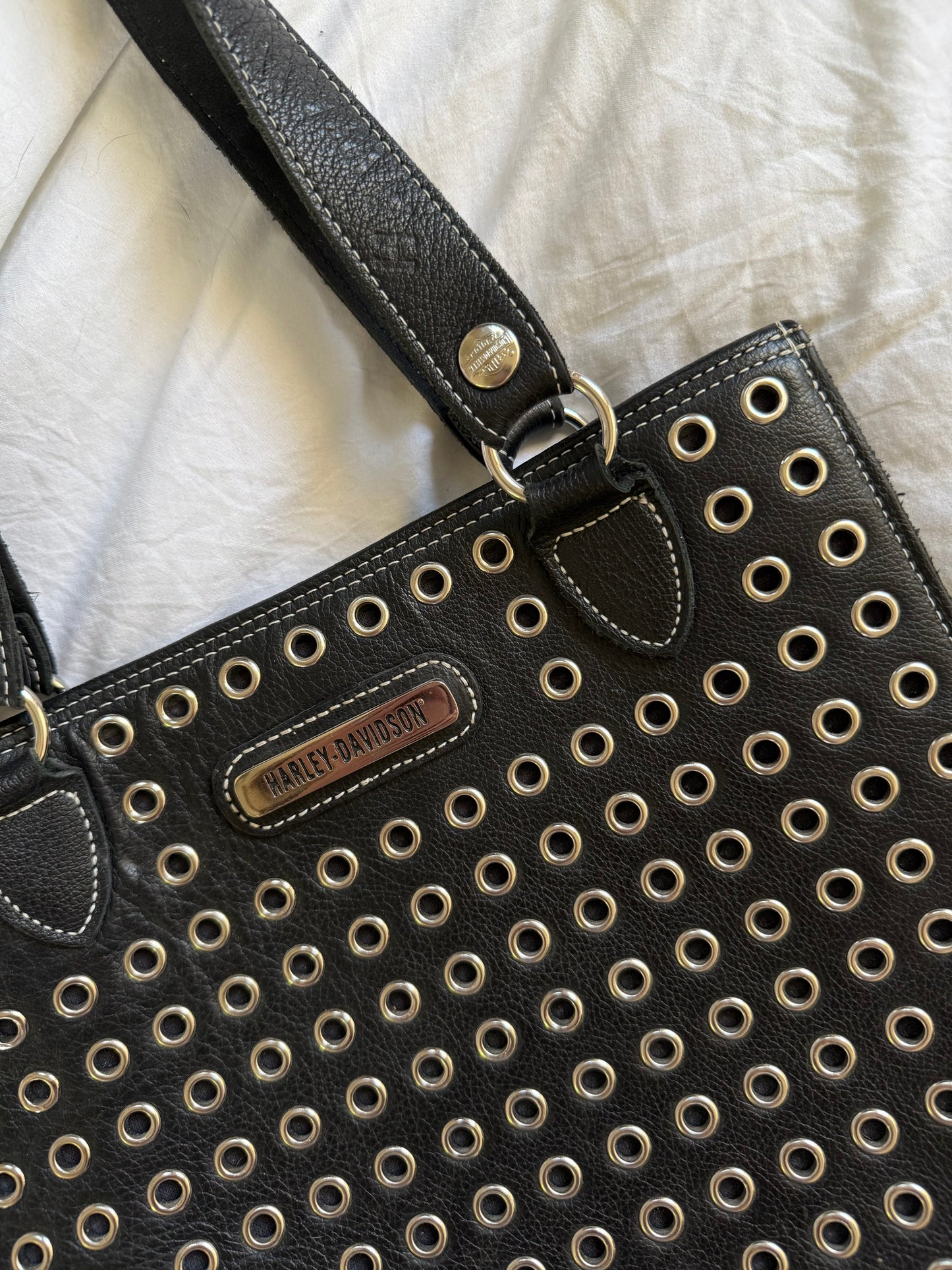 Harley Davidson Stud Tote