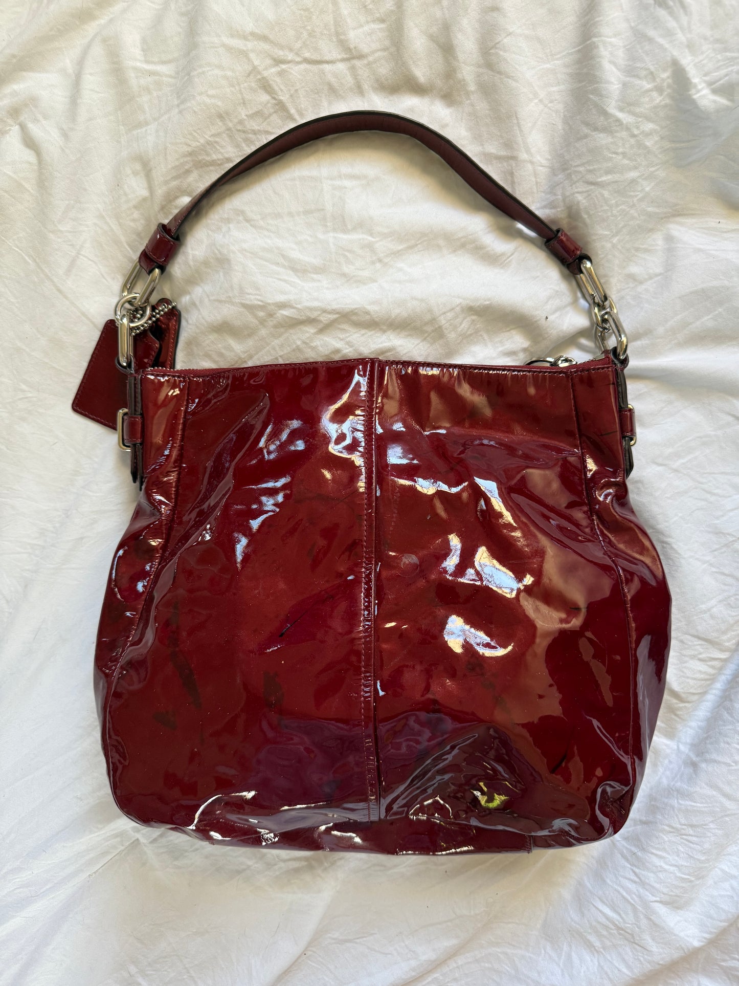 Coach Red Patent Bag