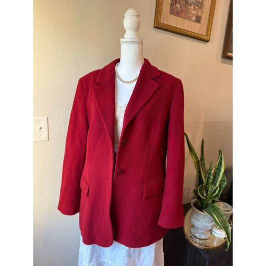 Red Wool Coat