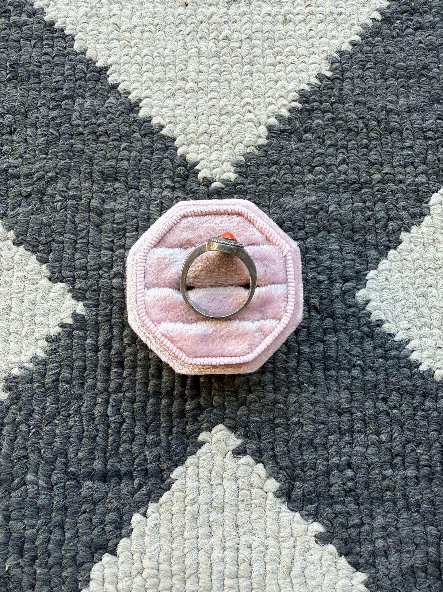 Orange Sterling Ring (7)