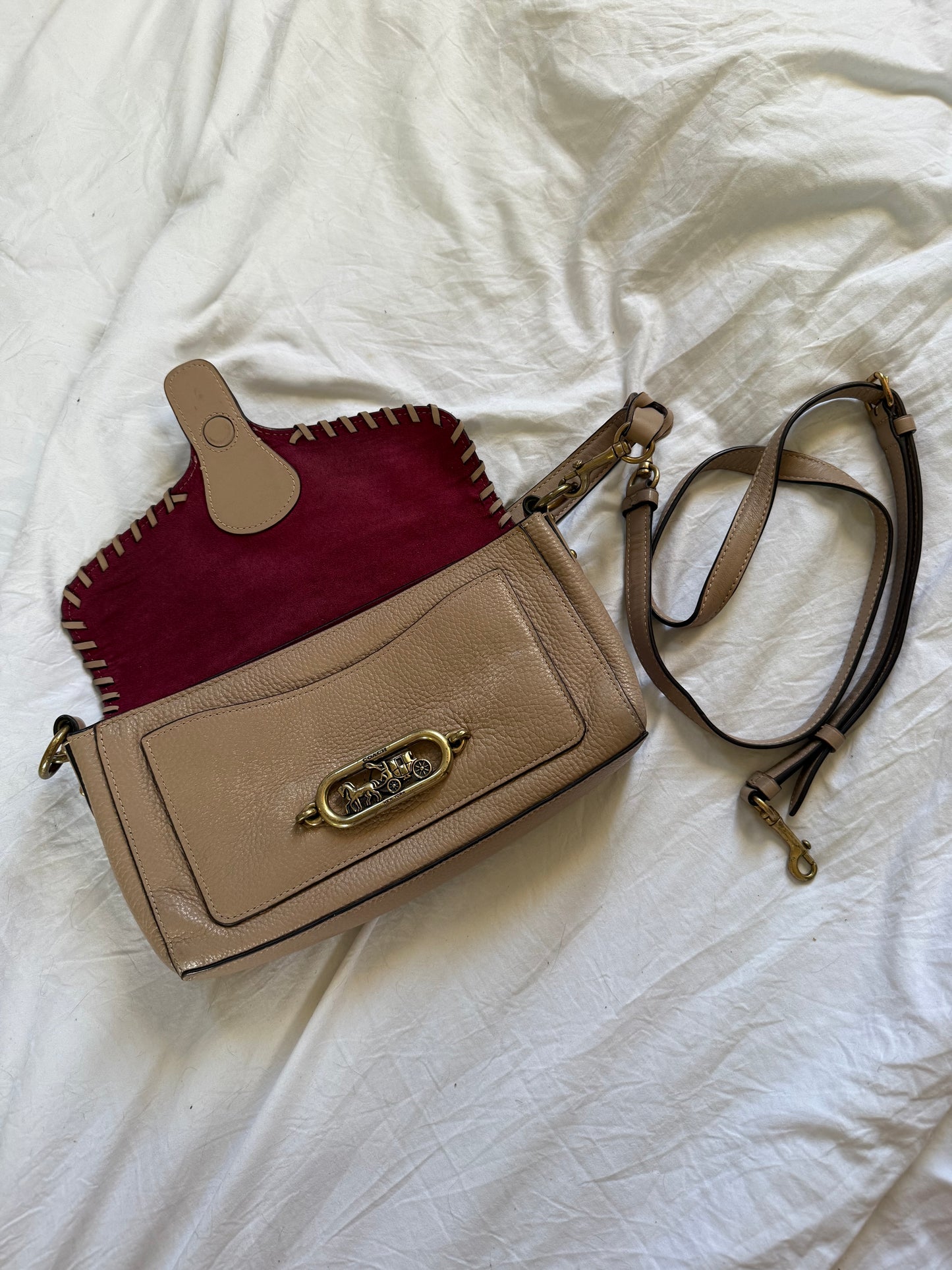 Coach Jade Pebbled Bag