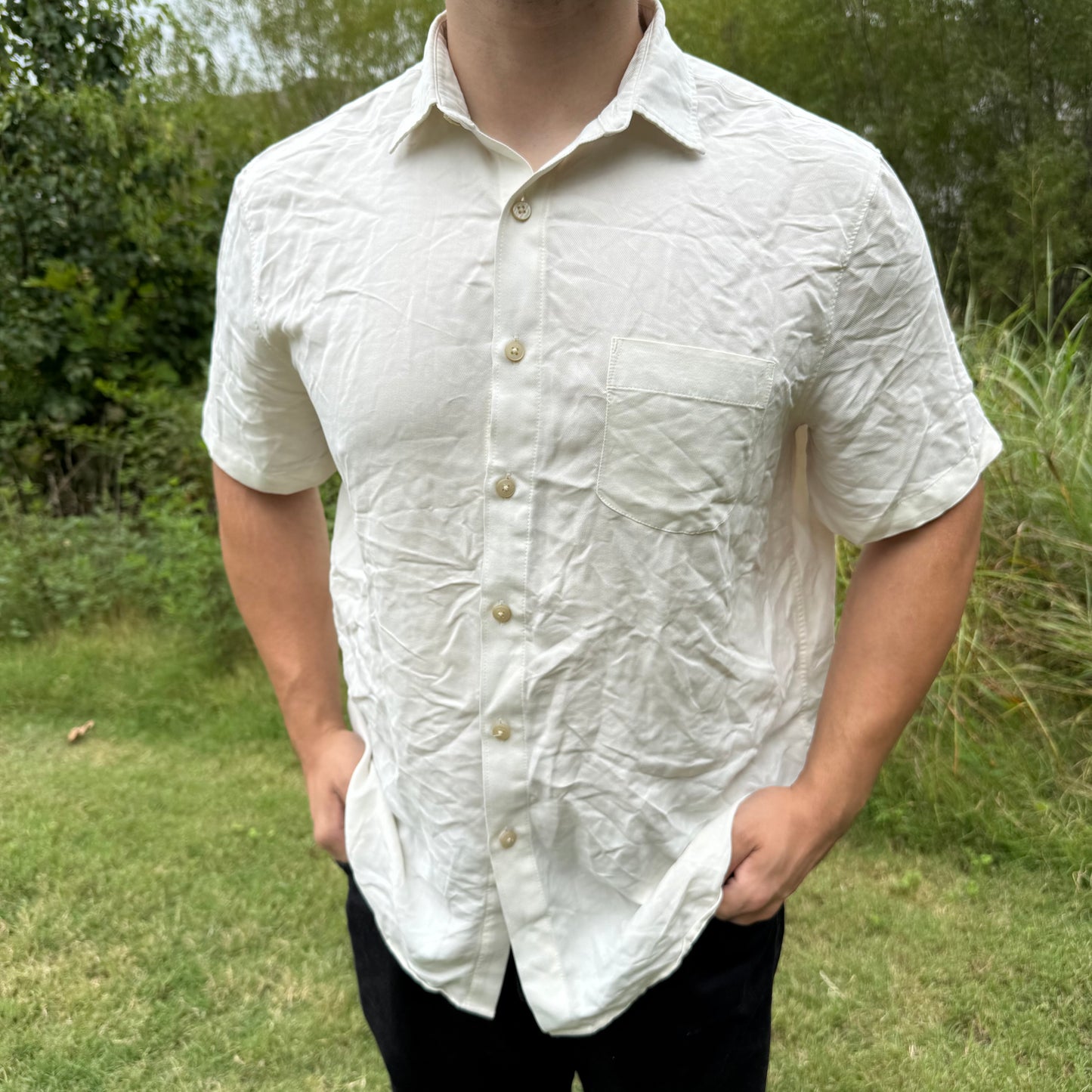 Cream Buttonup