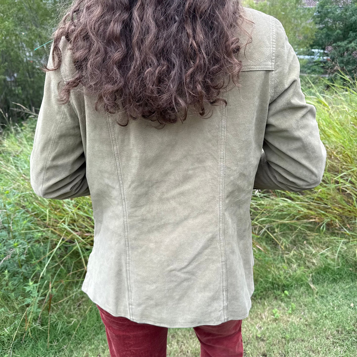 Sage Suede Jacket
