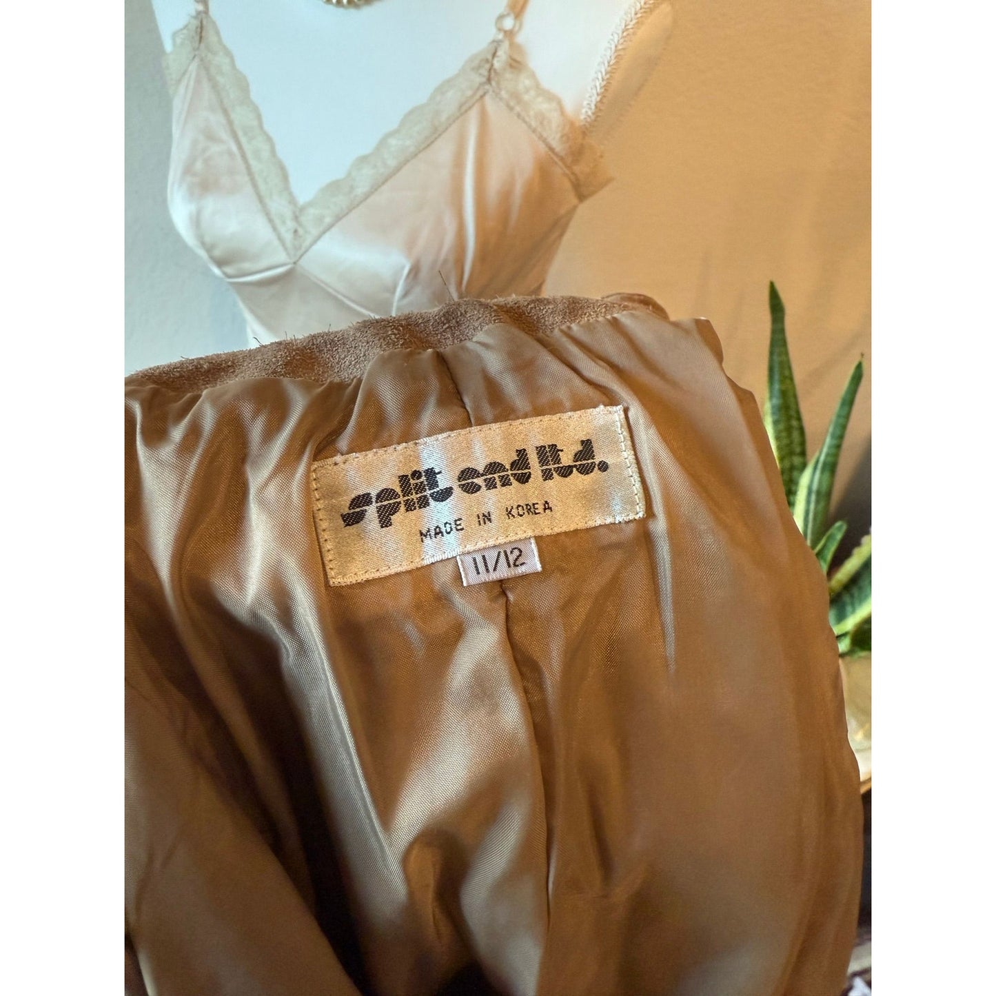 Brown Vintage Suede Blazer