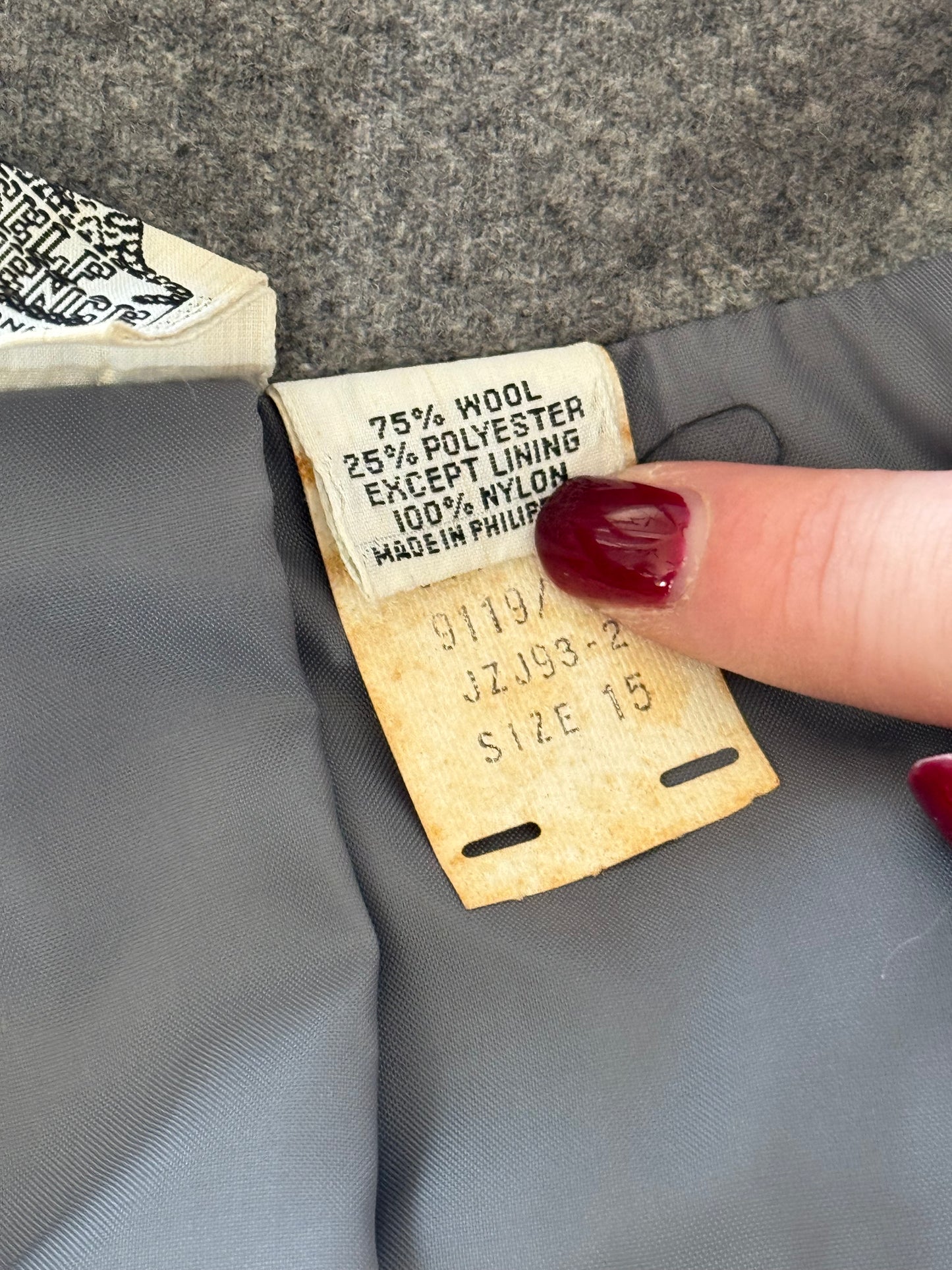 Gray Wool Blazer