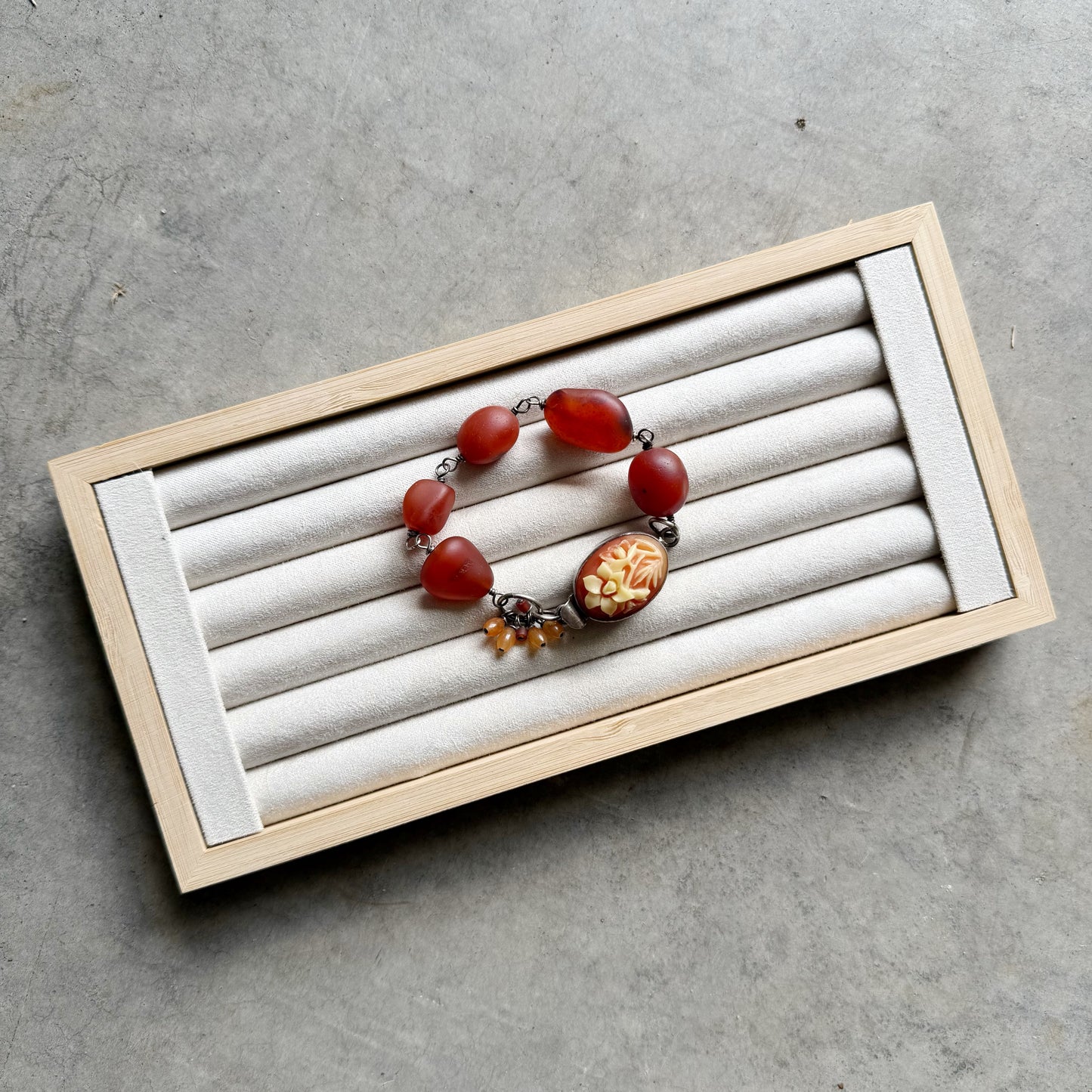 Flower Agate Bracelet