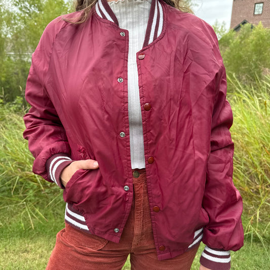 Maroon Track Jacket