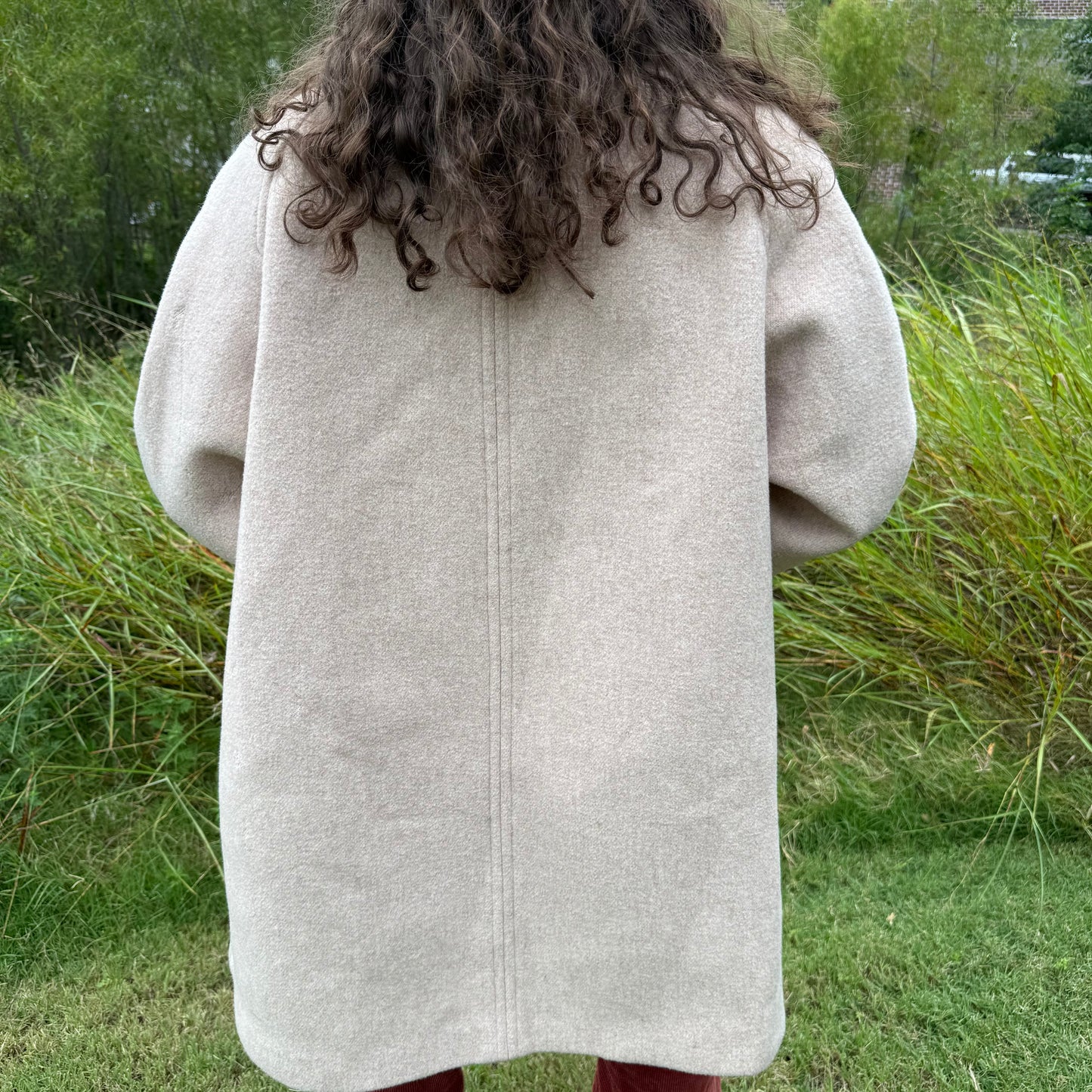 Beige Wool Coat