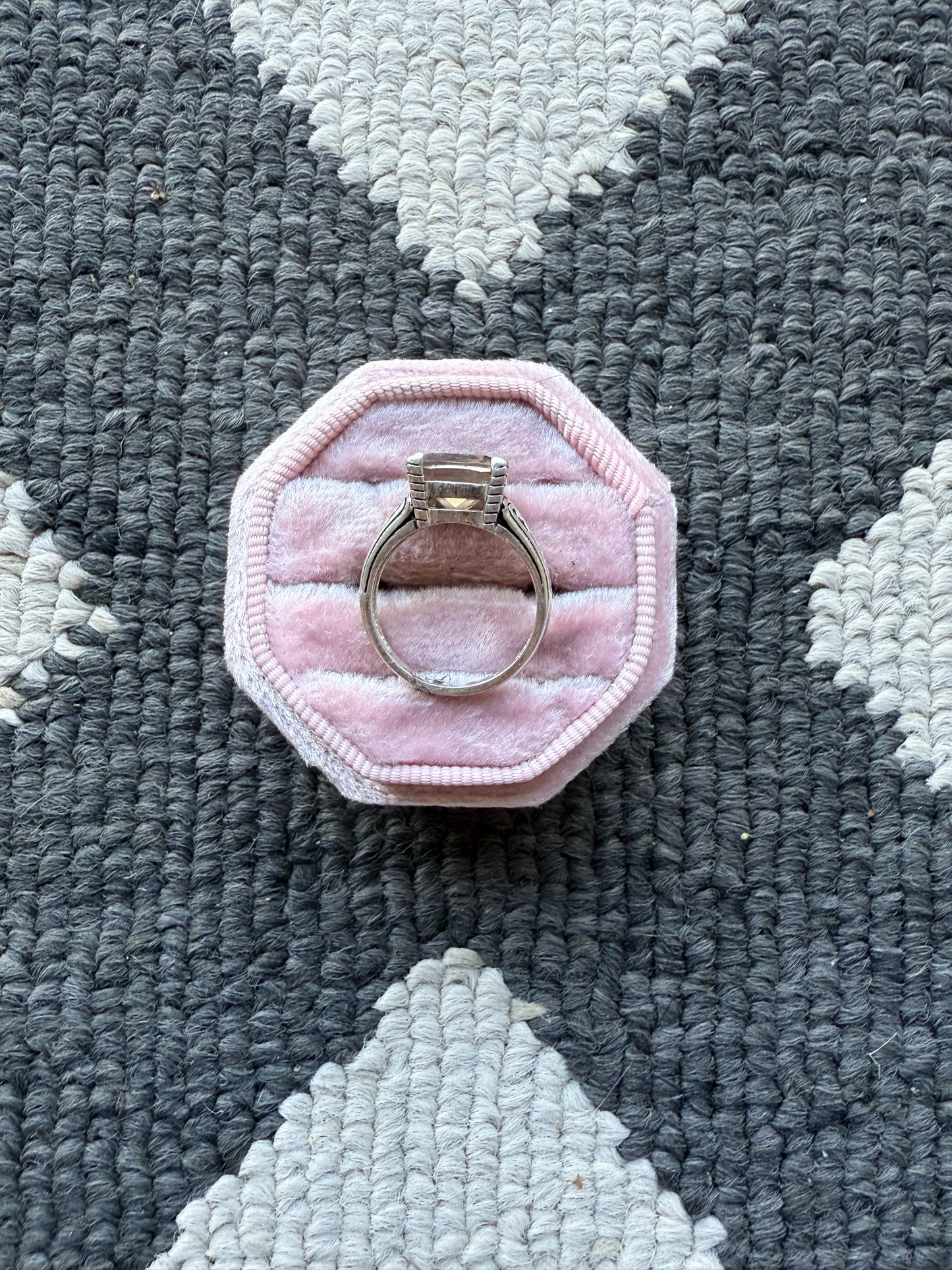 Sterling Gray Ring (6.25)