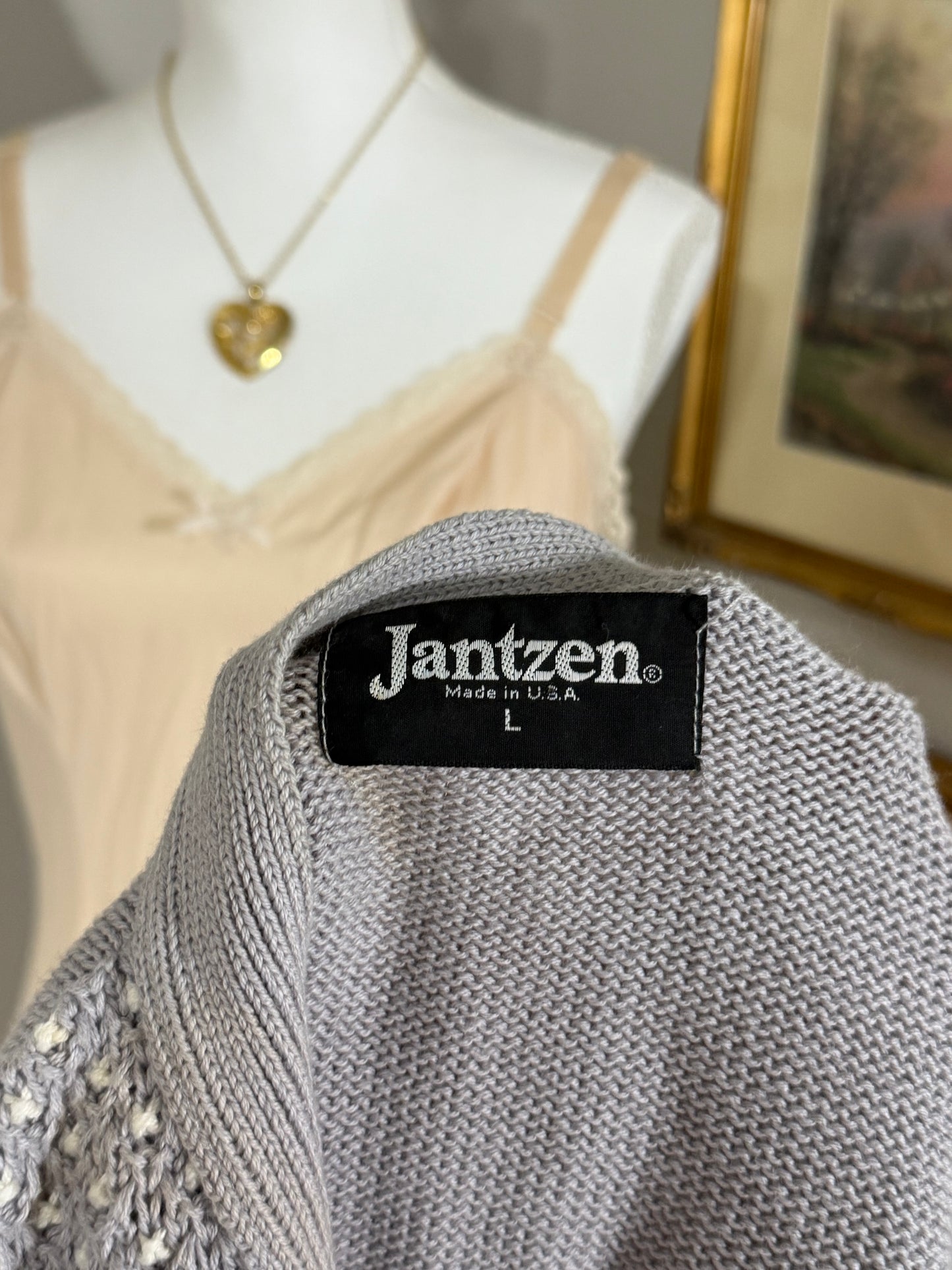 Gray Jantzen Sweater Vest