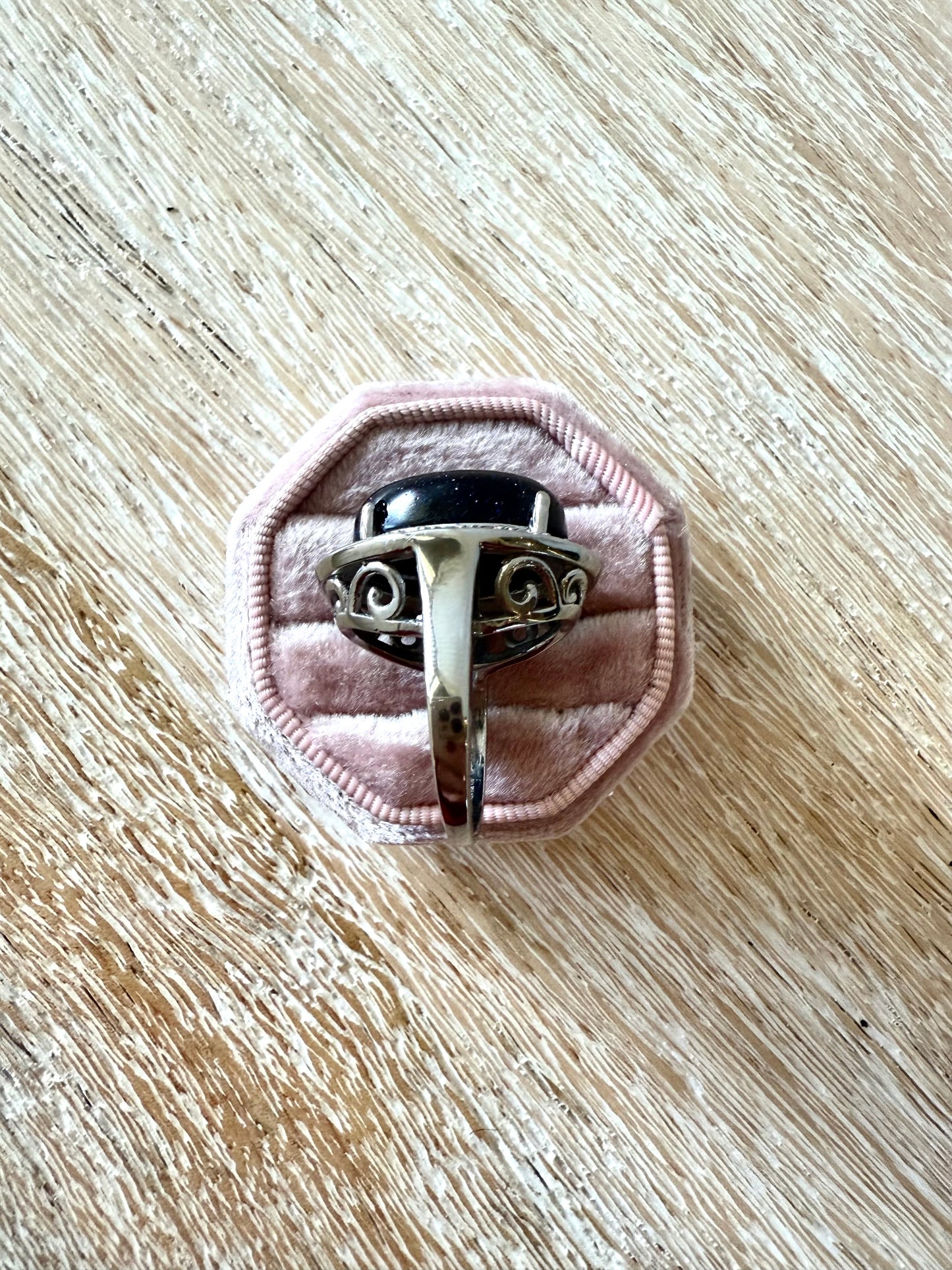 Steel Dark Sparkle Ring (7)