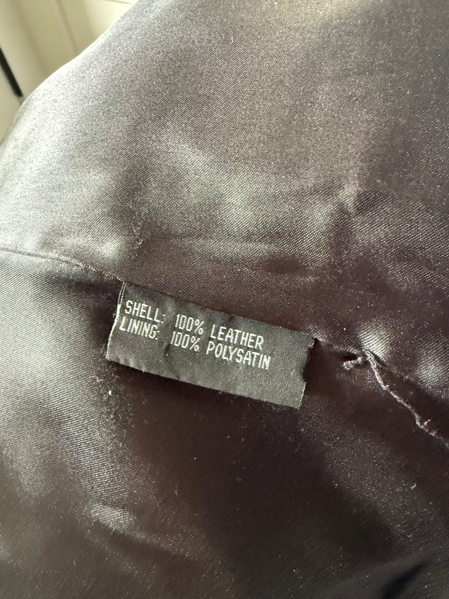 Kasper Black Leather Jacket