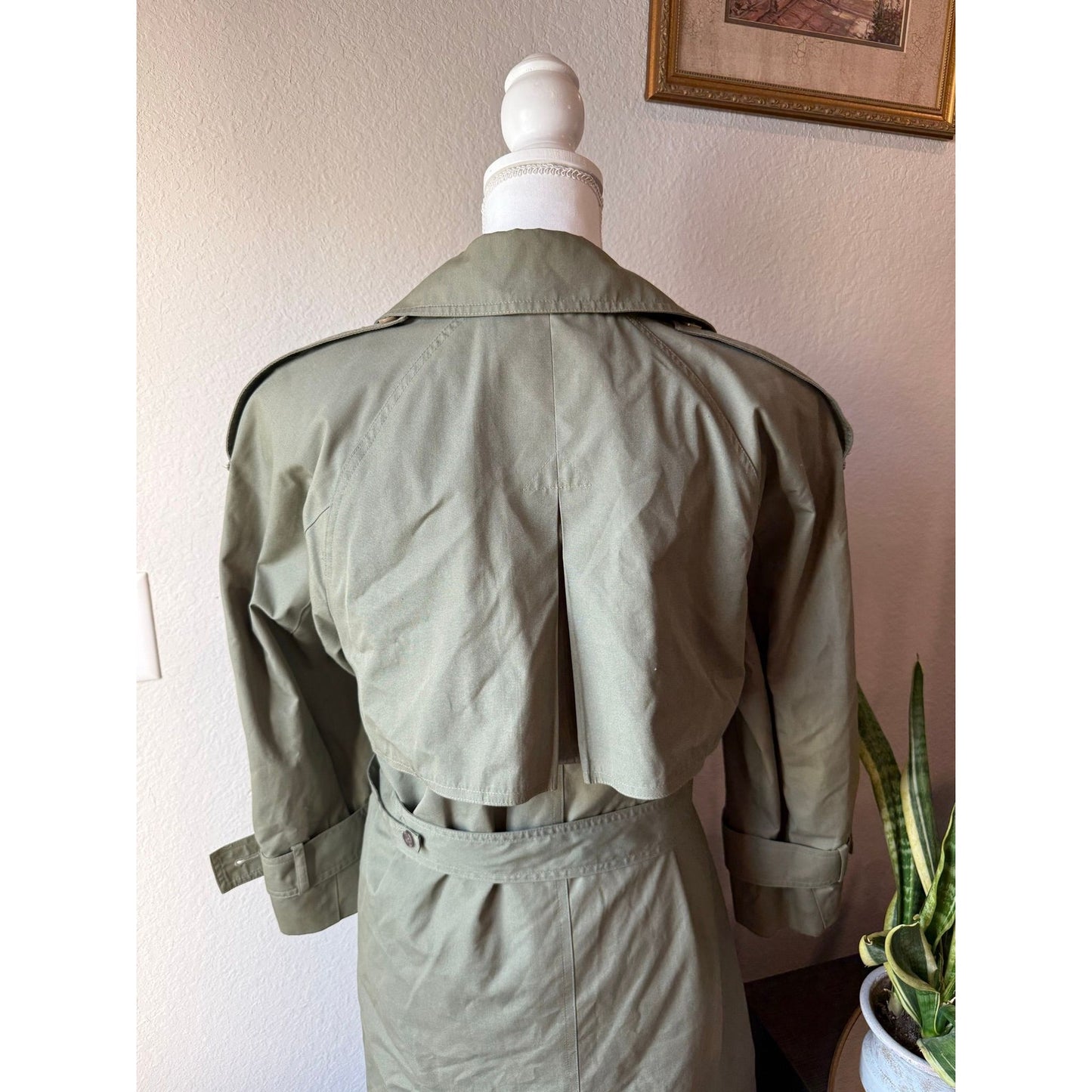 Olive London Fog Trench Coat