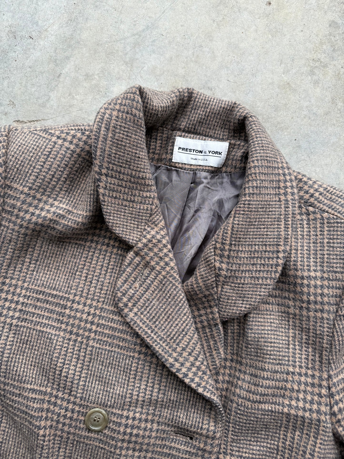 Vintage Houndstooth Blazer