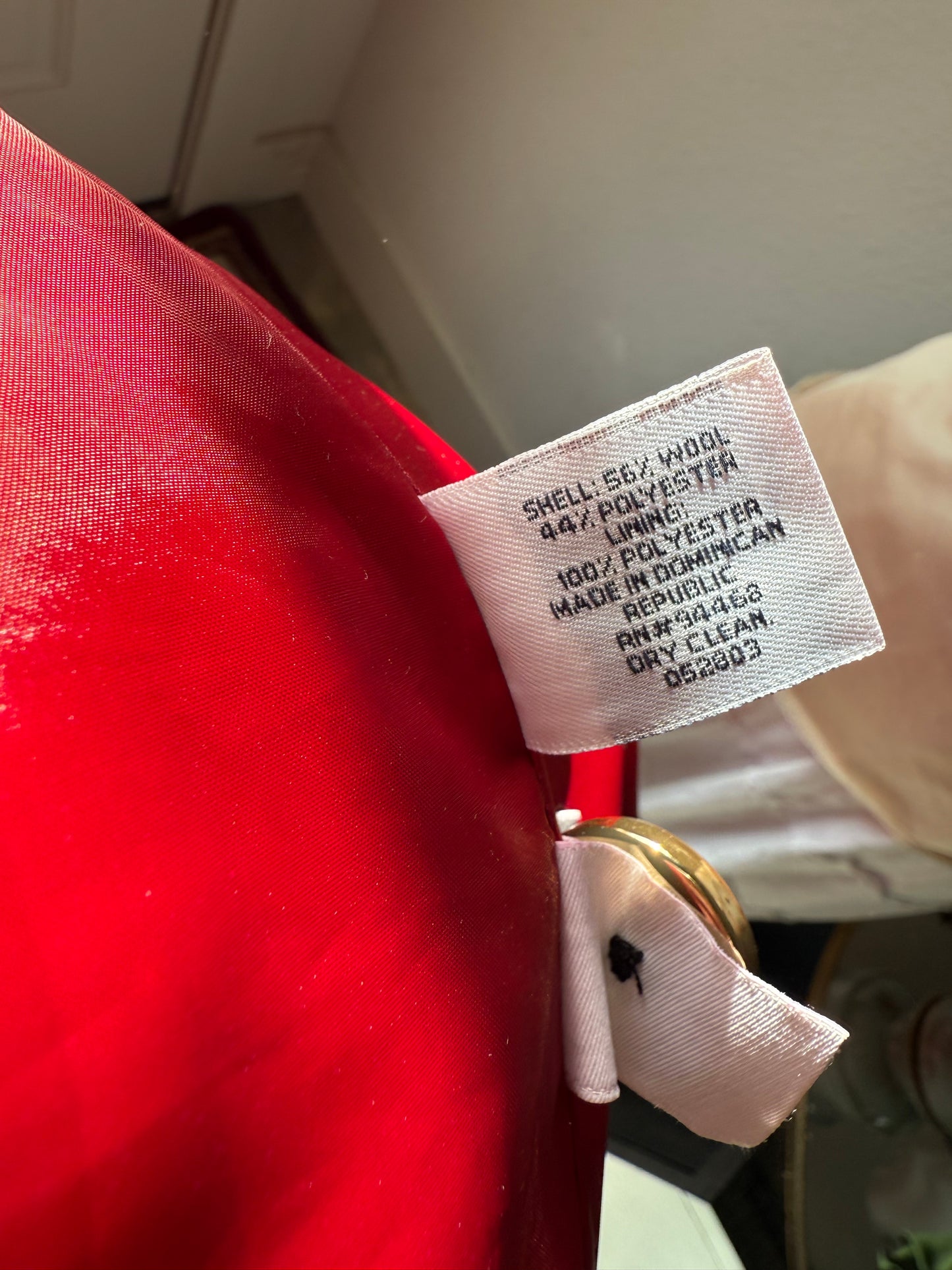 Red Wool Coat