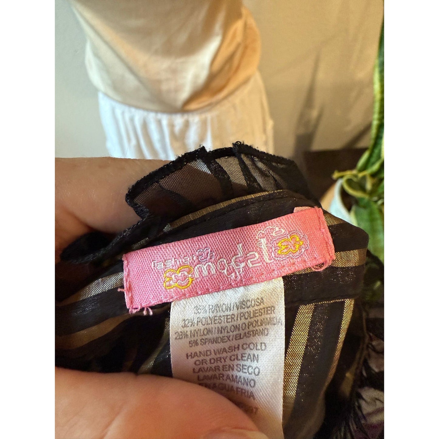 Striped Ruffle Button Up