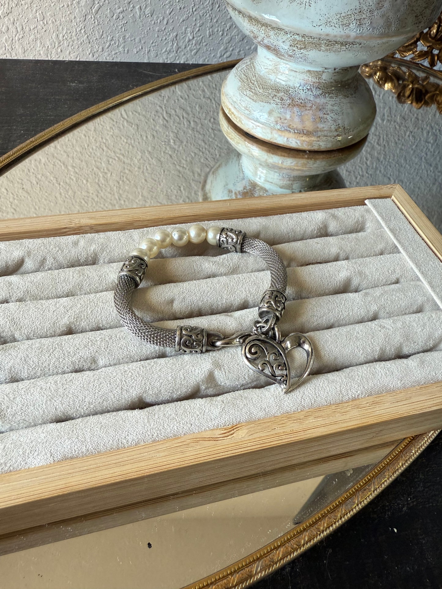 Silver Heart Bracelet