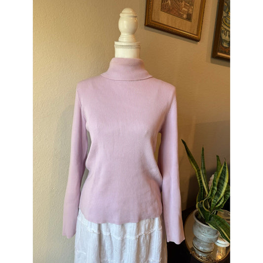 Pink Turtleneck