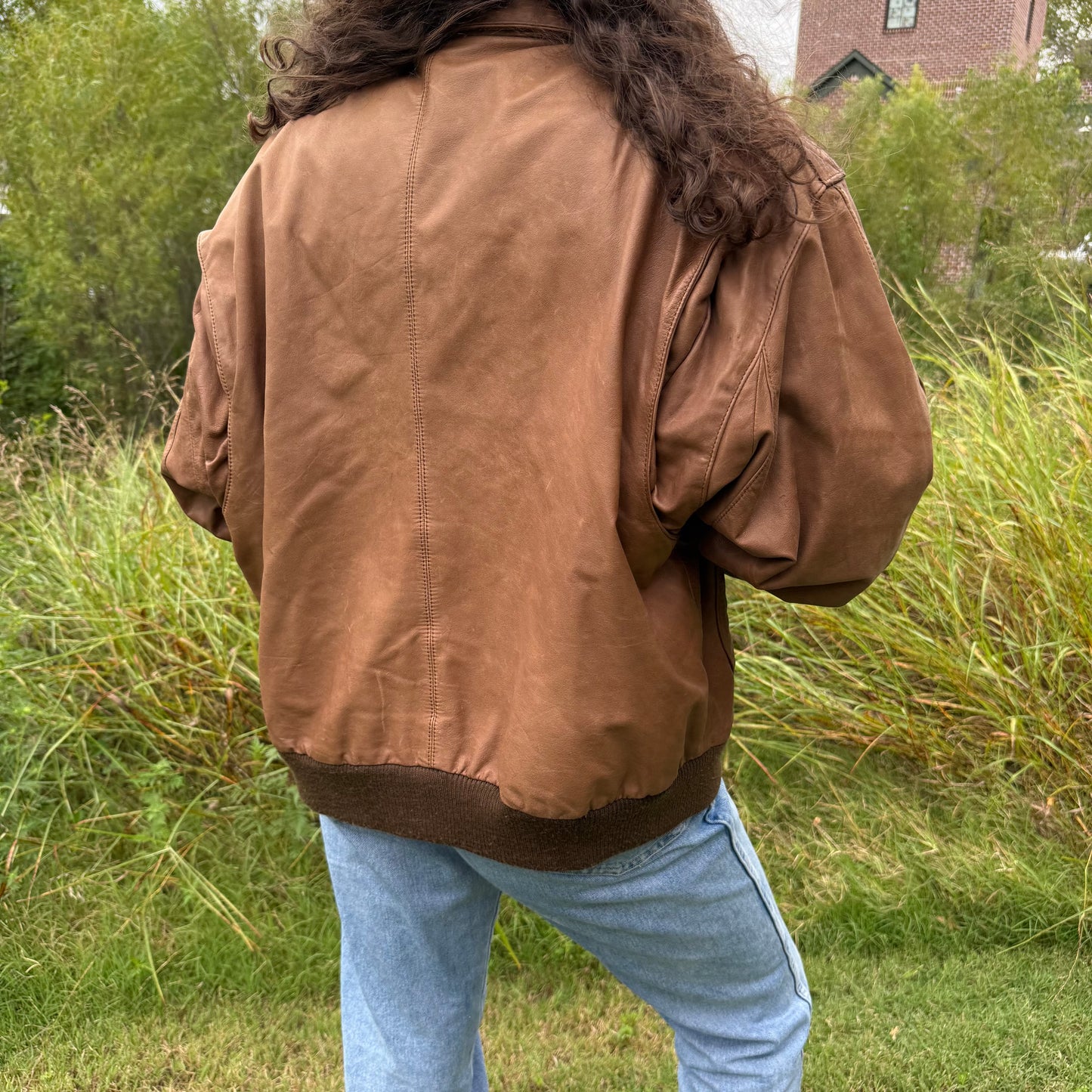 Brown Bomber Jacket