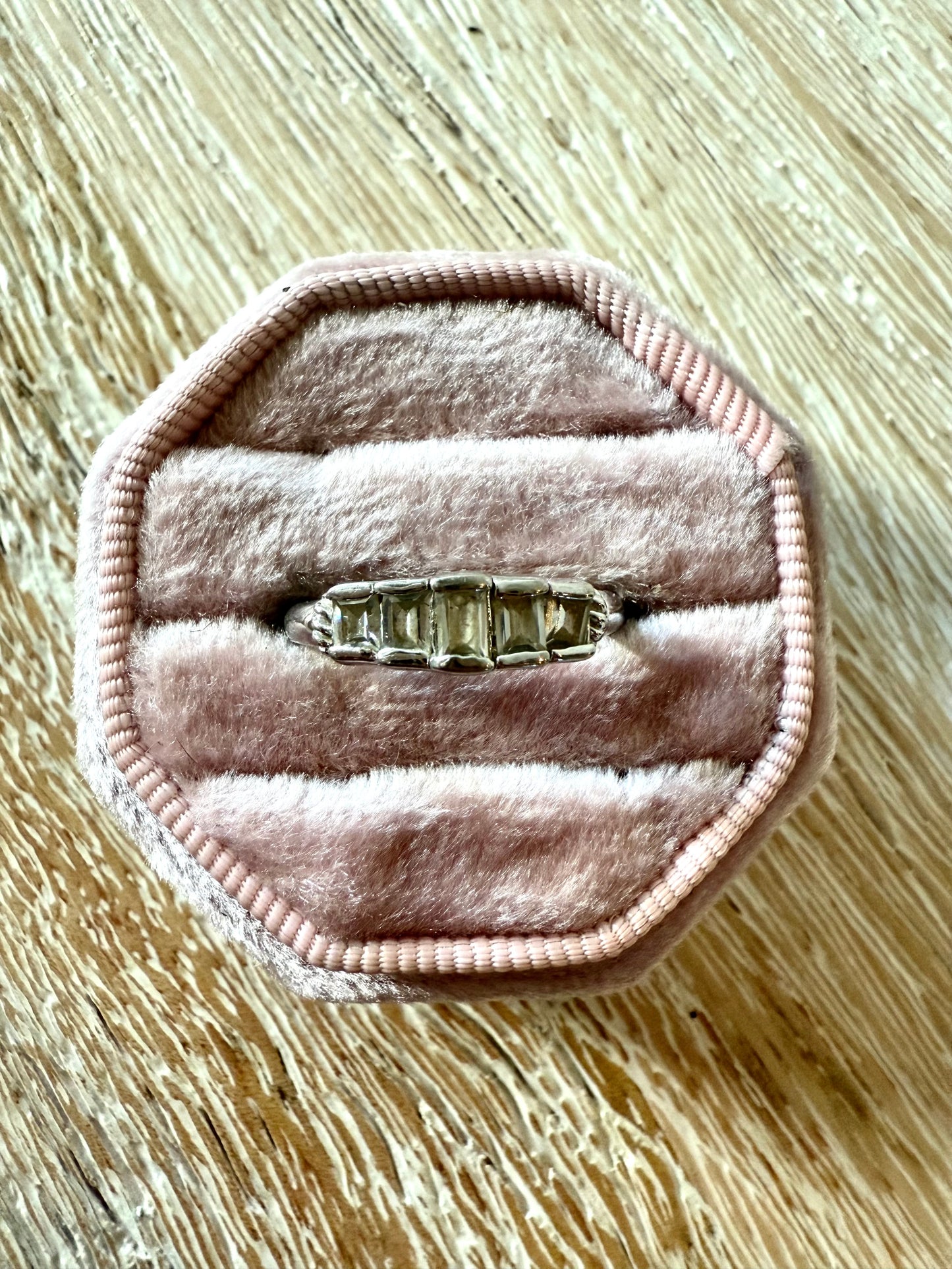 Sterling Clear Stone Ring (8)