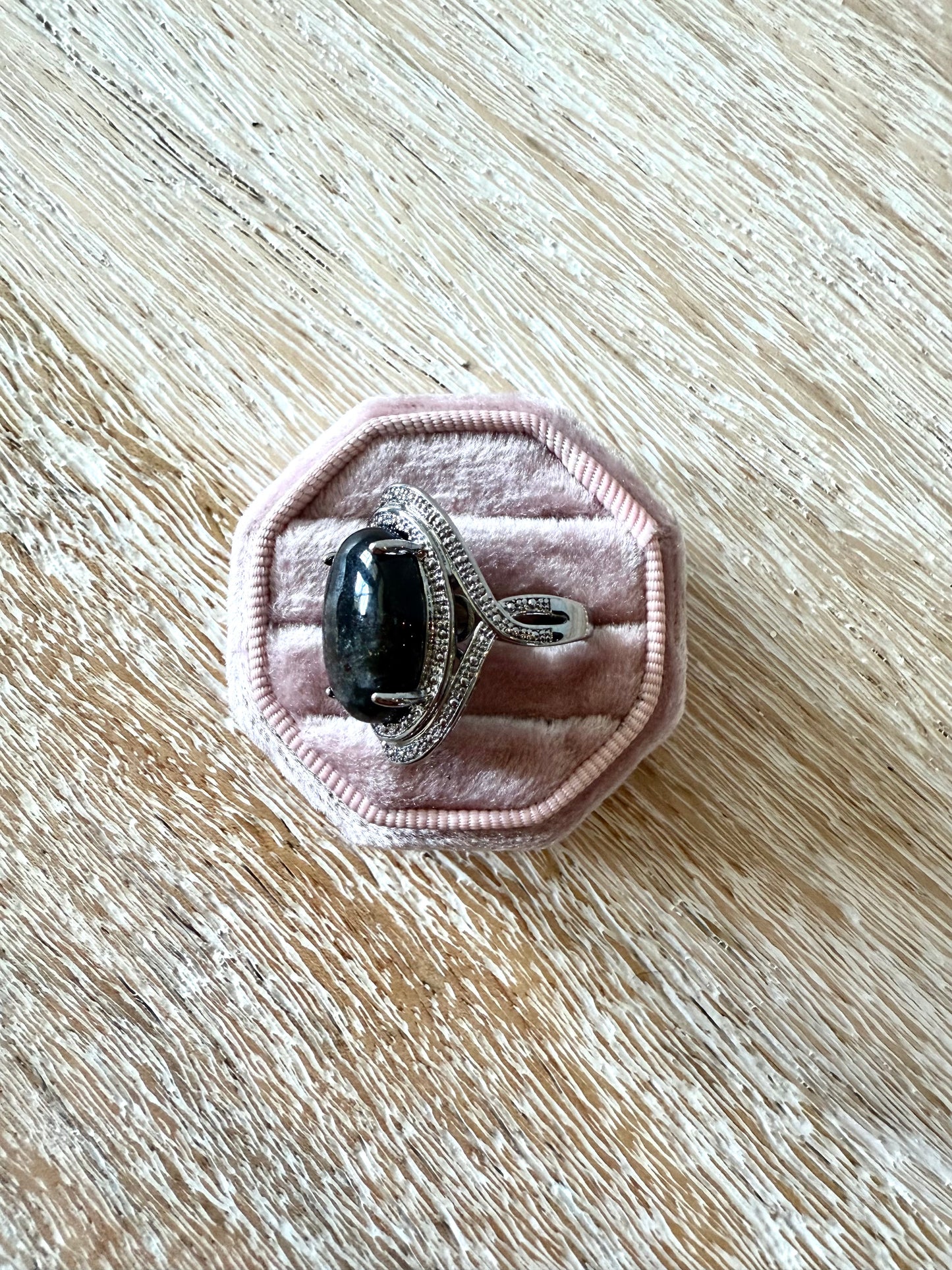 Steel Black Quartz Ring (7)