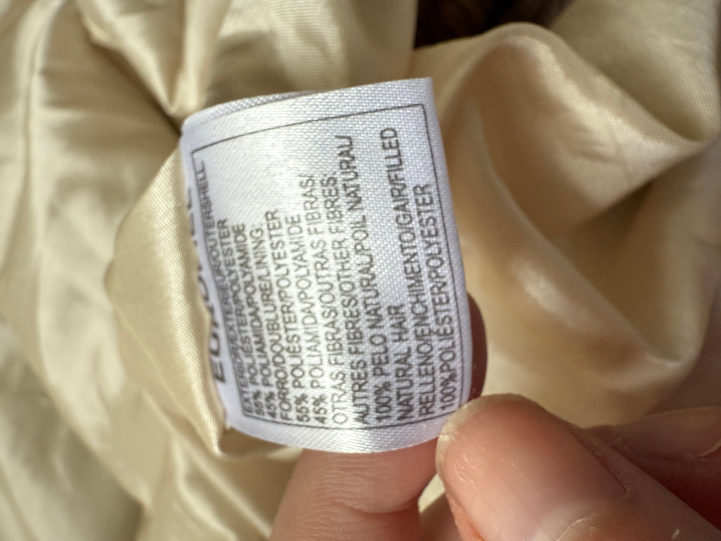 Genuine Fur Puffer Coat