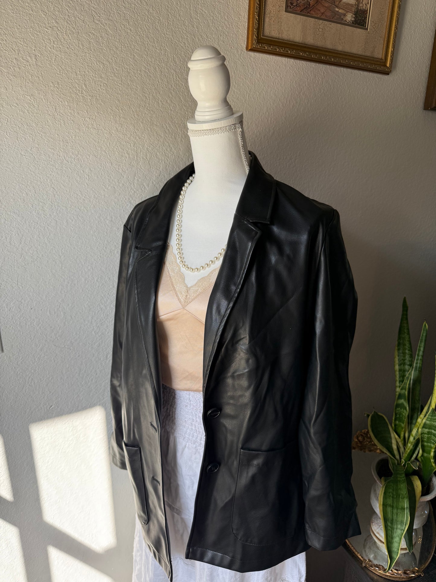 L - Leather Jacket