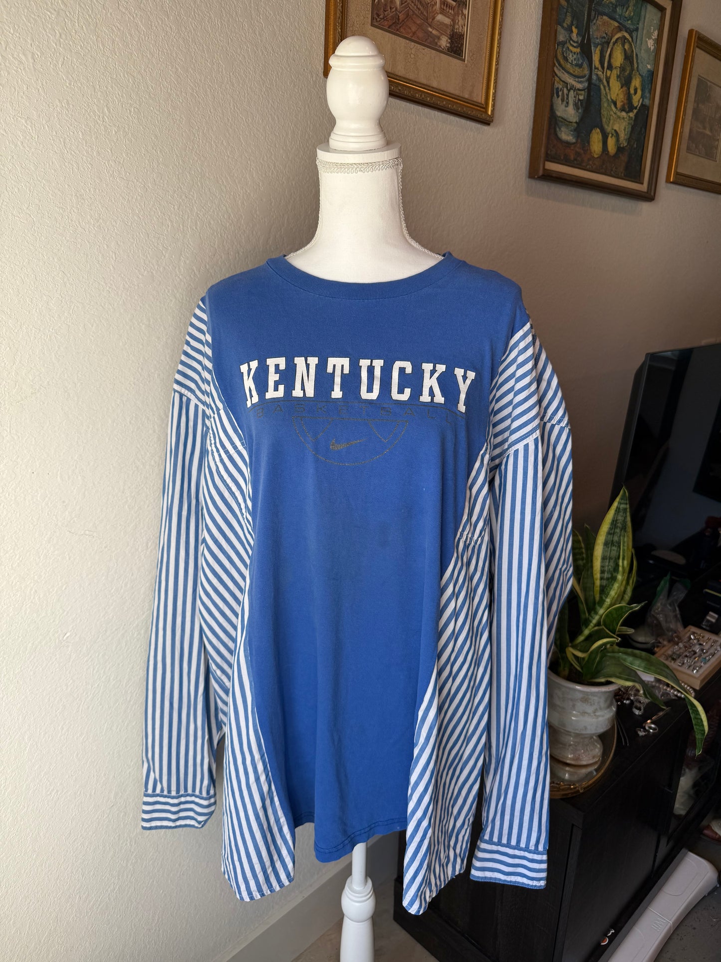 Kentucky Striped Button Up