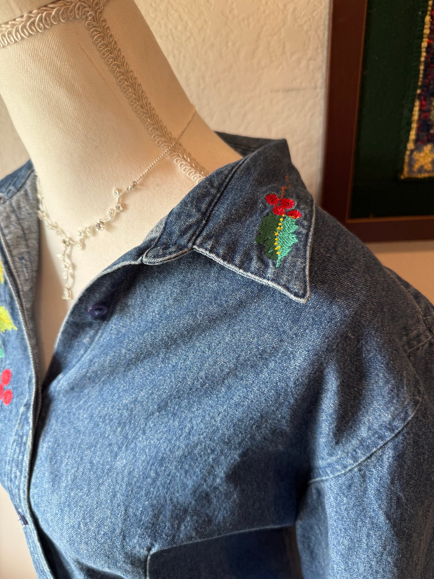 Holly Denim Button Up