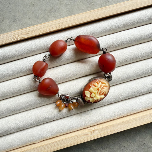 Flower Agate Bracelet